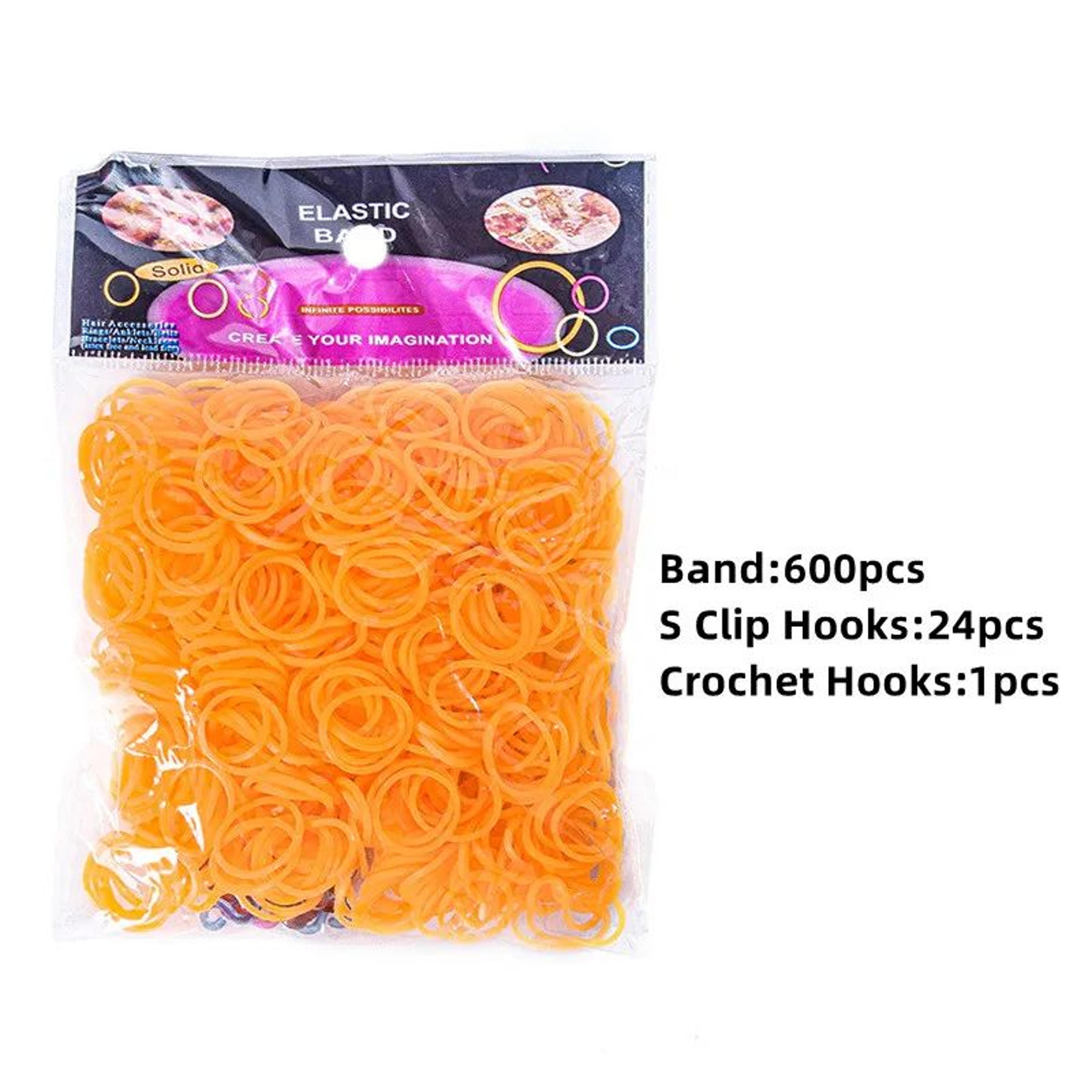 600 Pcs Colorful Loom Bands DIY Bracelet Making Craft Kit For Kids 22