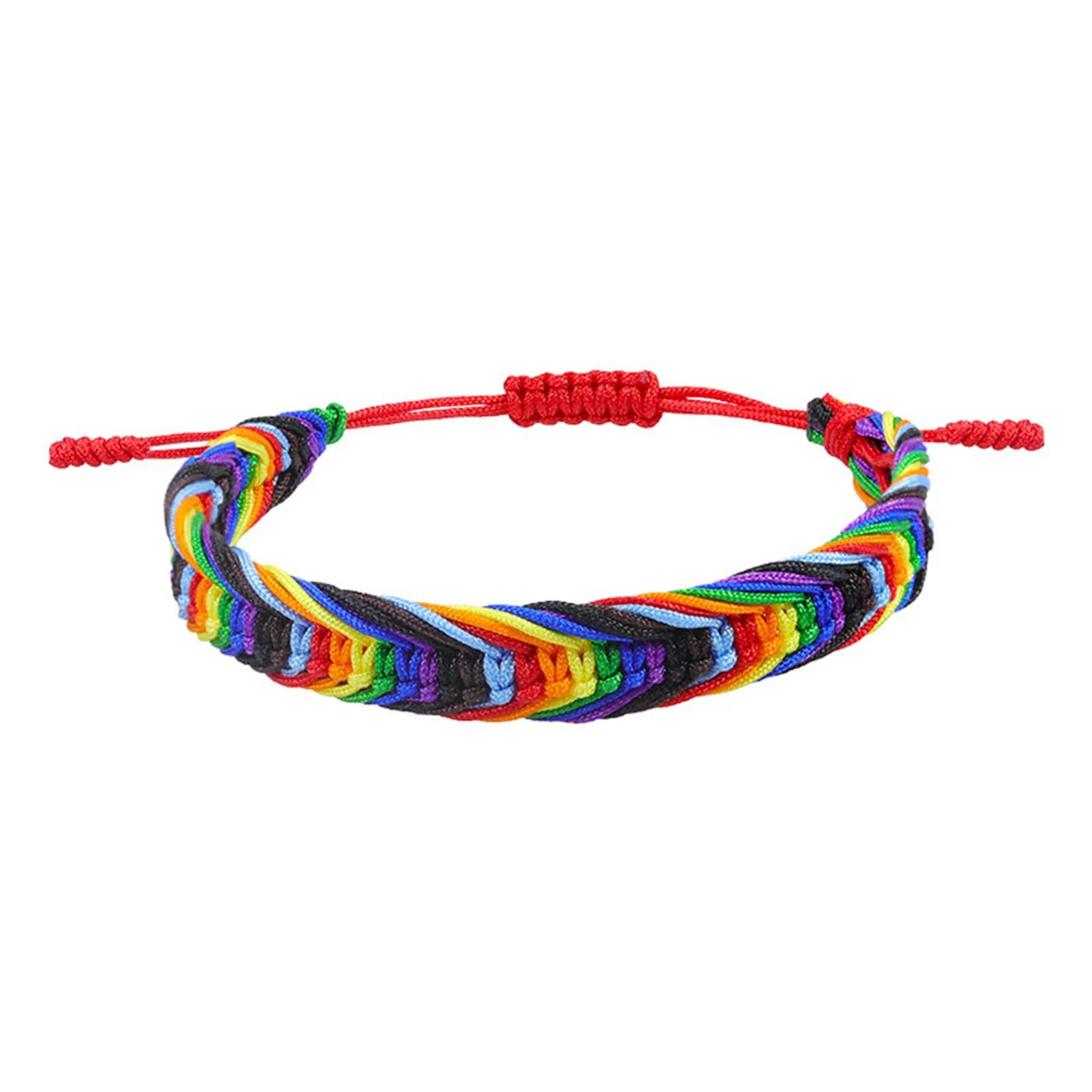 Boho Multicolor Braided Friendship Bracelet Adjustable Woven String Jewelry 12