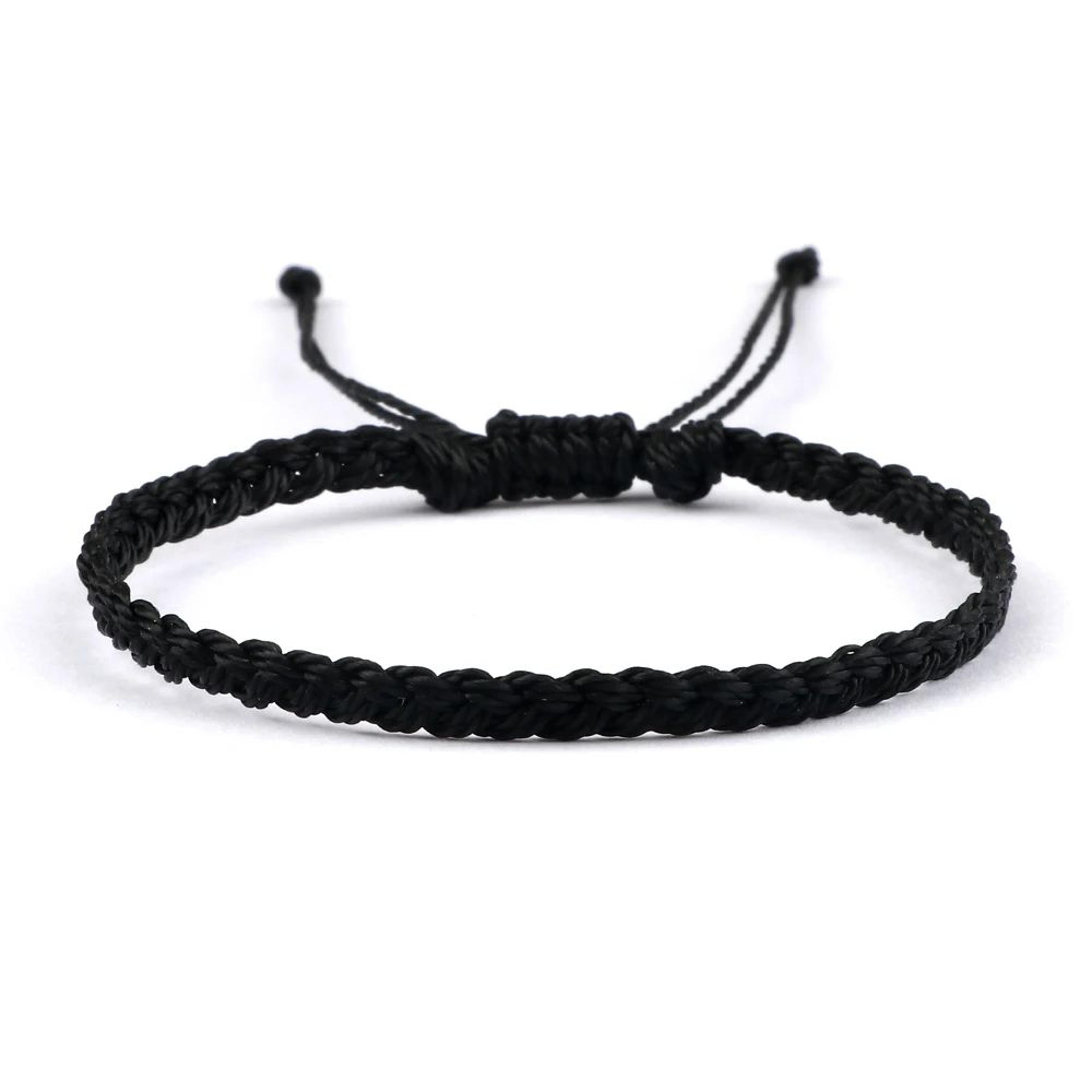 Adjustable Tibetan Buddhist Wax String Friendship Bracelet 4