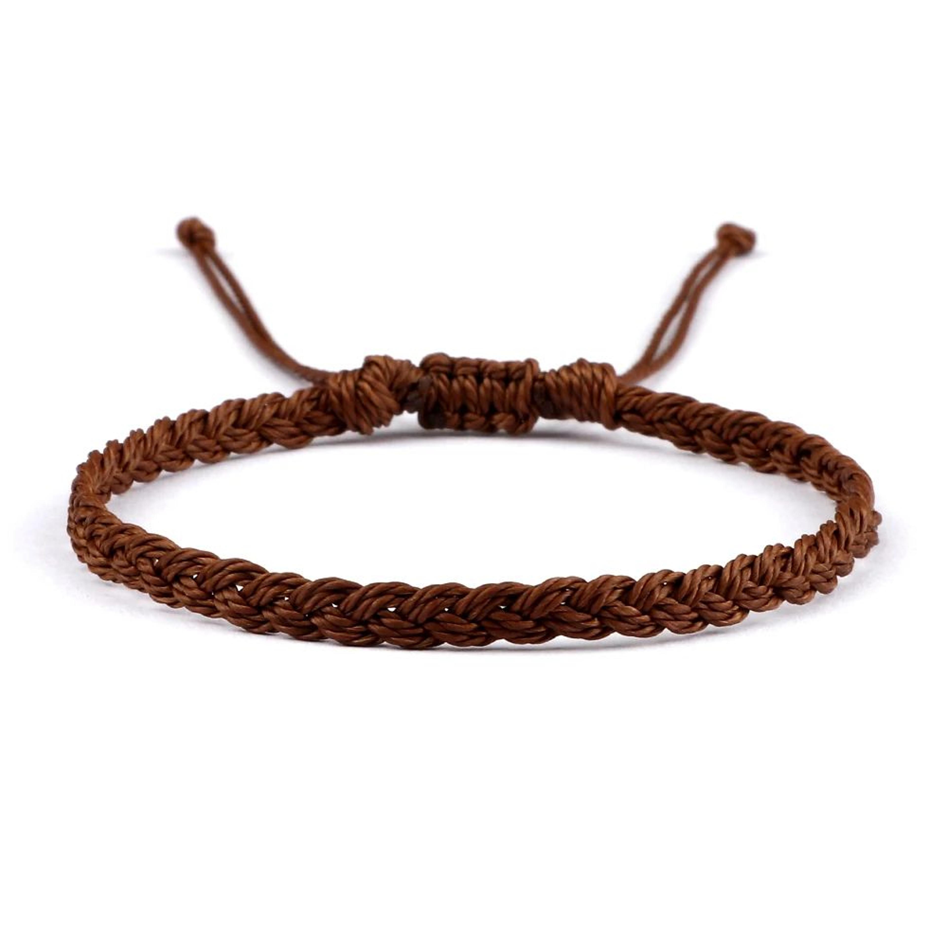 Adjustable Tibetan Buddhist Wax String Friendship Bracelet 14