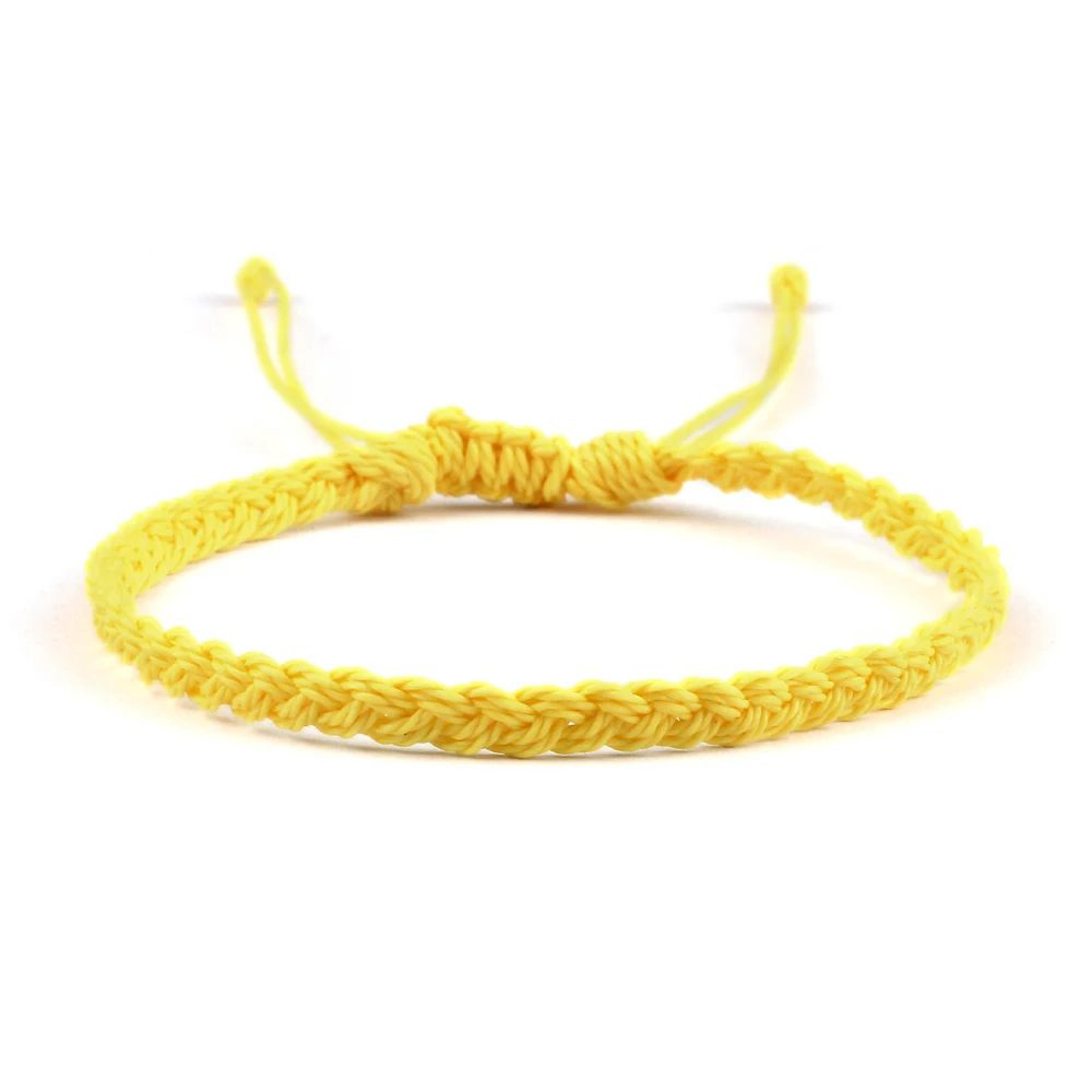 Adjustable Tibetan Buddhist Wax String Friendship Bracelet 8