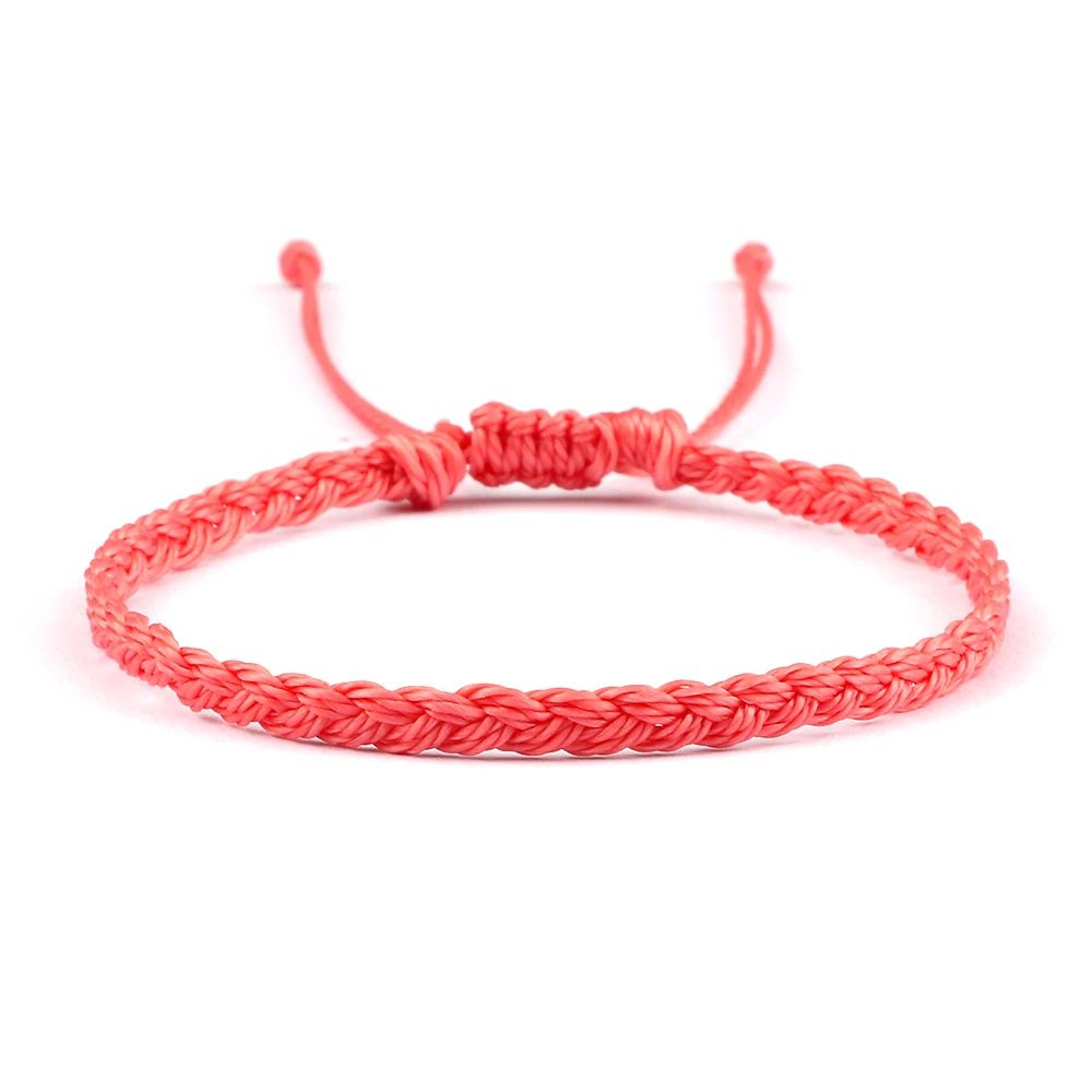 Adjustable Tibetan Buddhist Wax String Friendship Bracelet 11