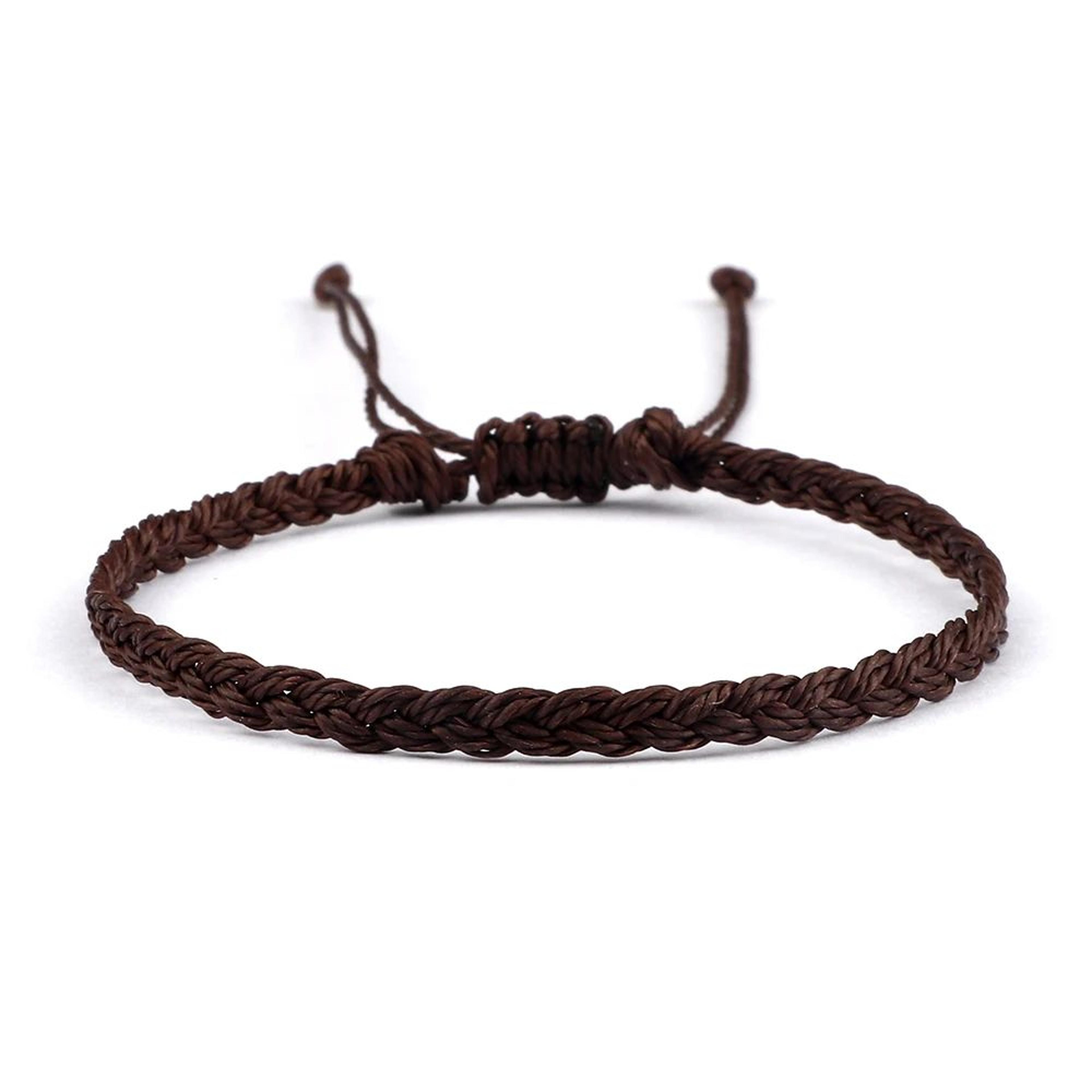 Adjustable Tibetan Buddhist Wax String Friendship Bracelet 12