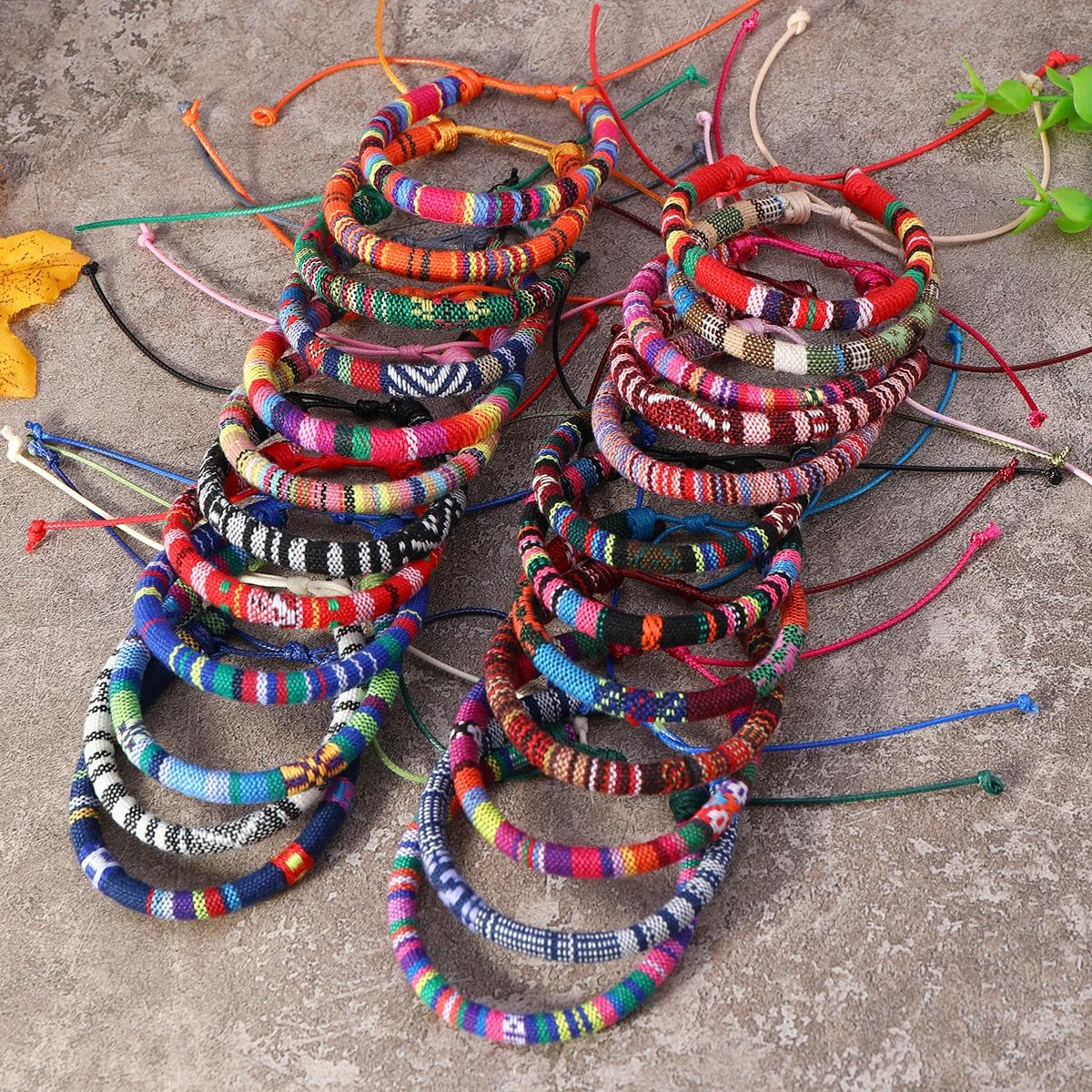 24Piece Boho Woven Friendship Bracelet Set For Men And Women 1