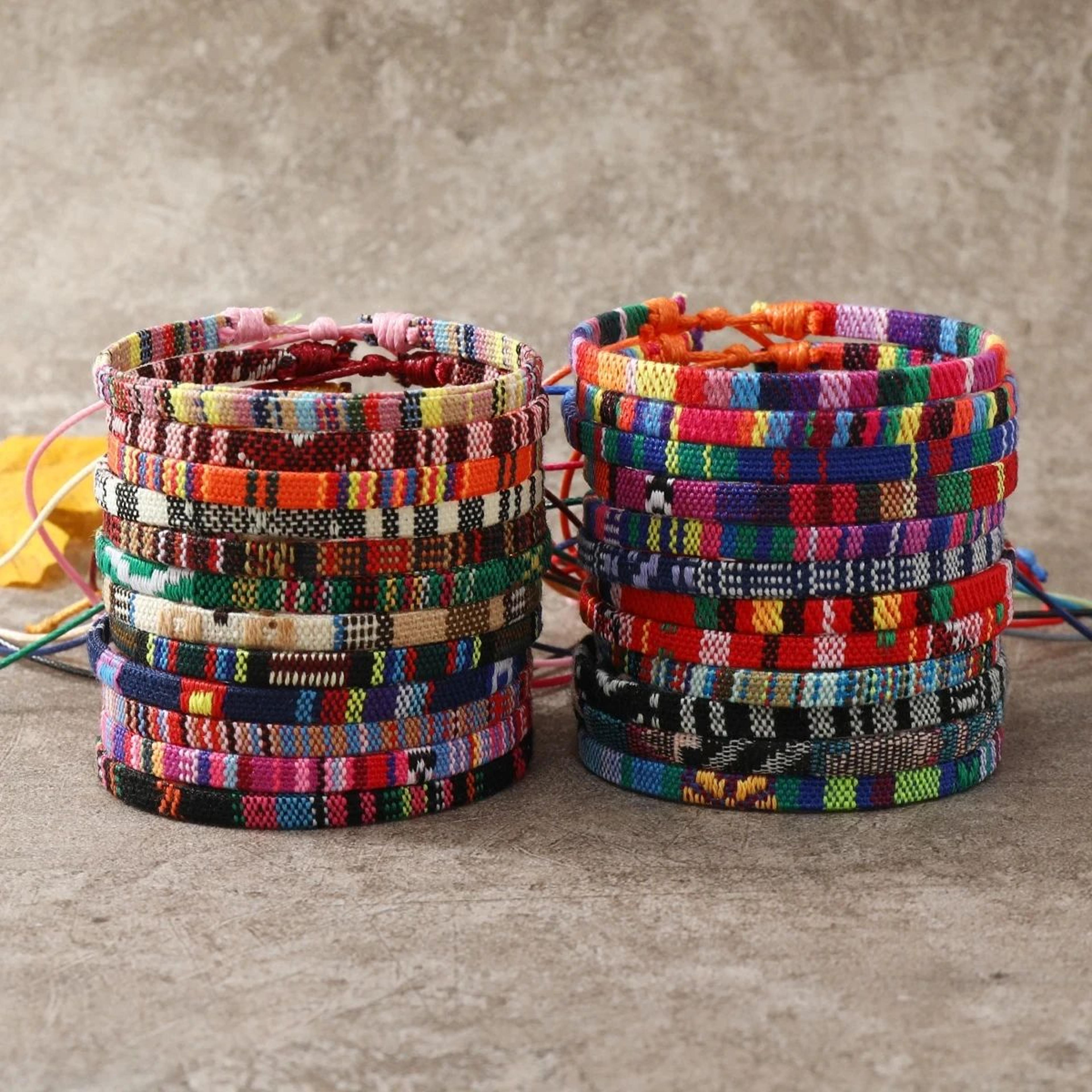 24Piece Boho Woven Friendship Bracelet Set For Men And Women 5
