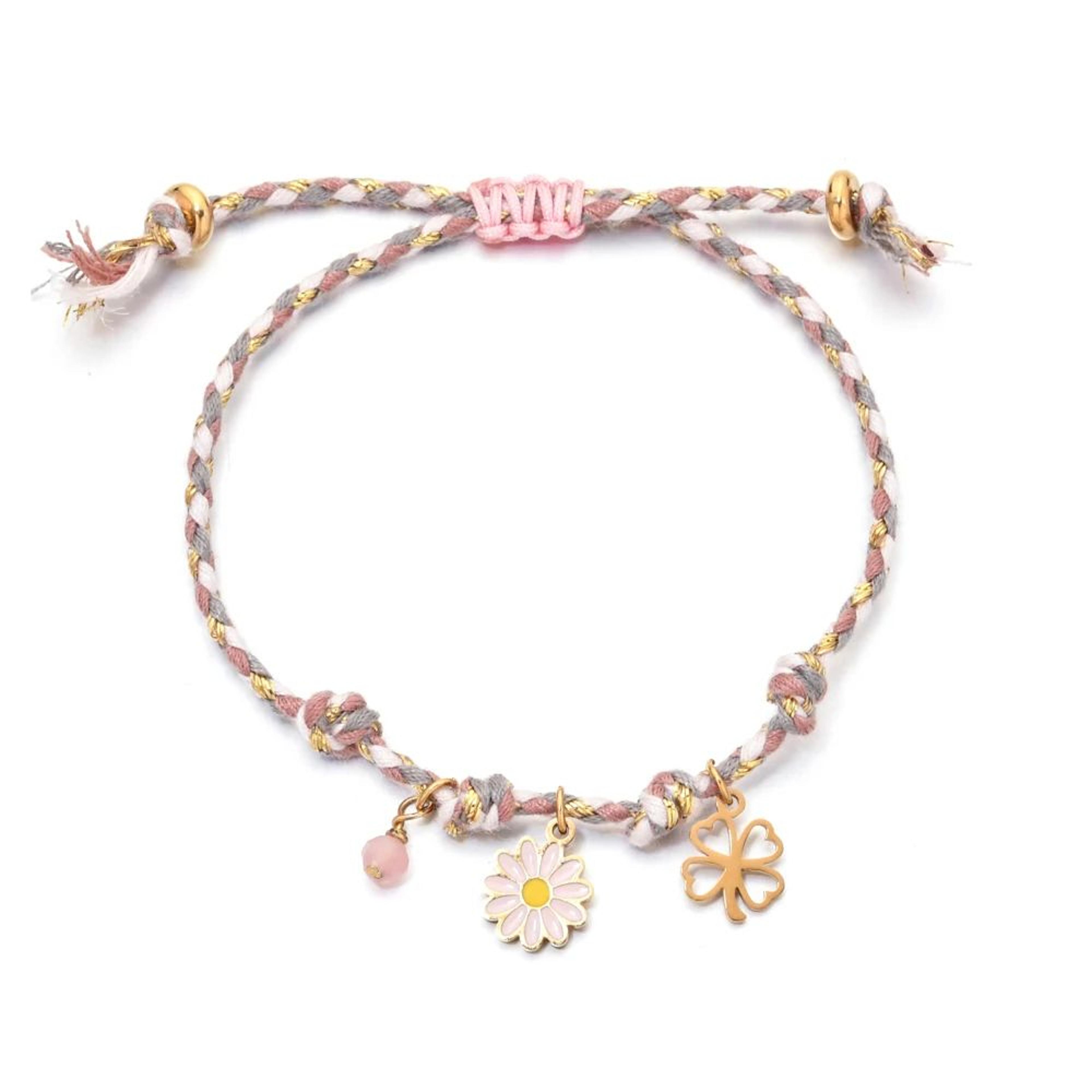 Handmade Ocean Charm Braided Bracelet With Starfish Shell And Fish Pendants 10