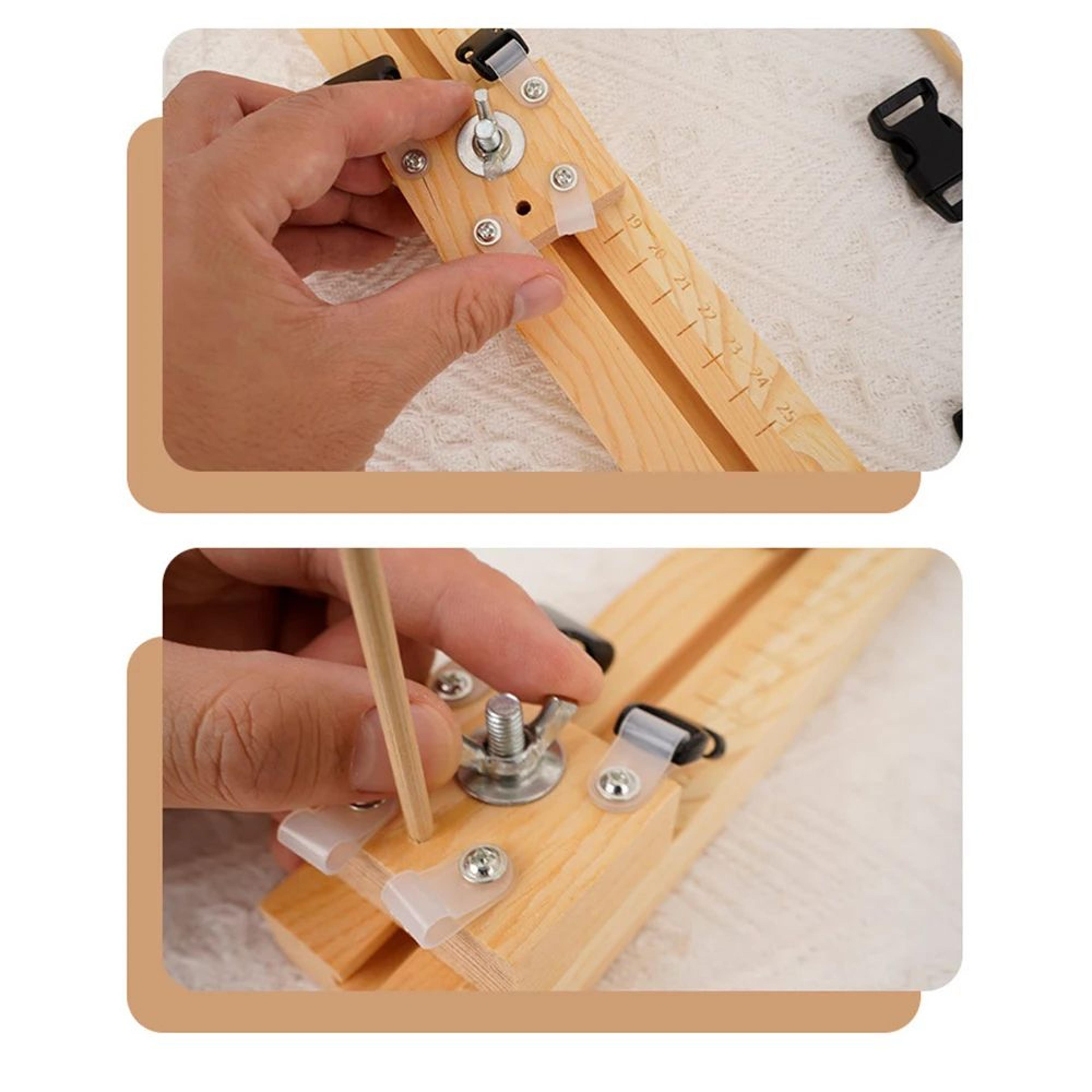 Adjustable Wooden Paracord Bracelet Maker Jig For DIY Braiding And Weaving 3