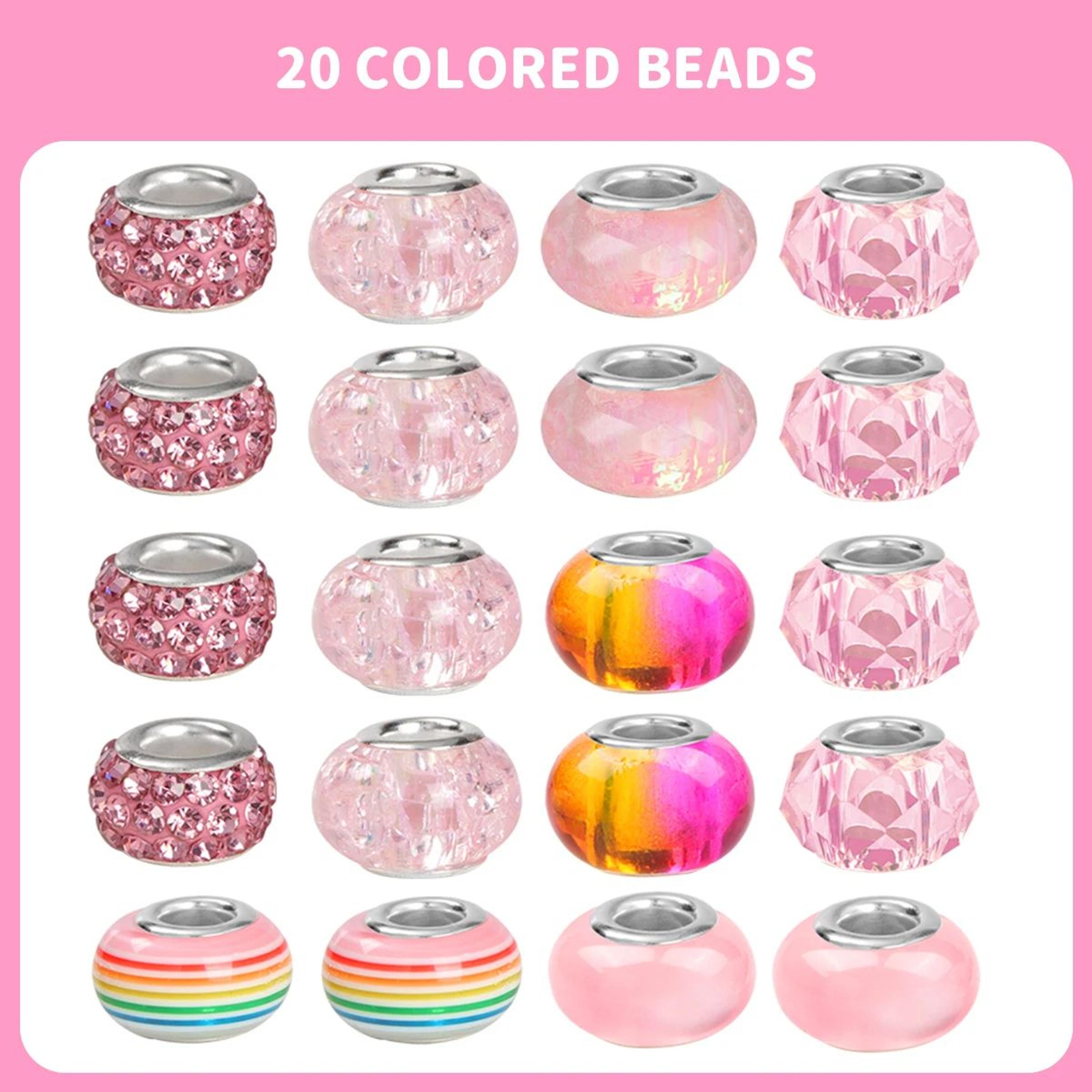 66PCS DIY Charm Bracelet And Necklace Jewelry Making Kit For Girls 1