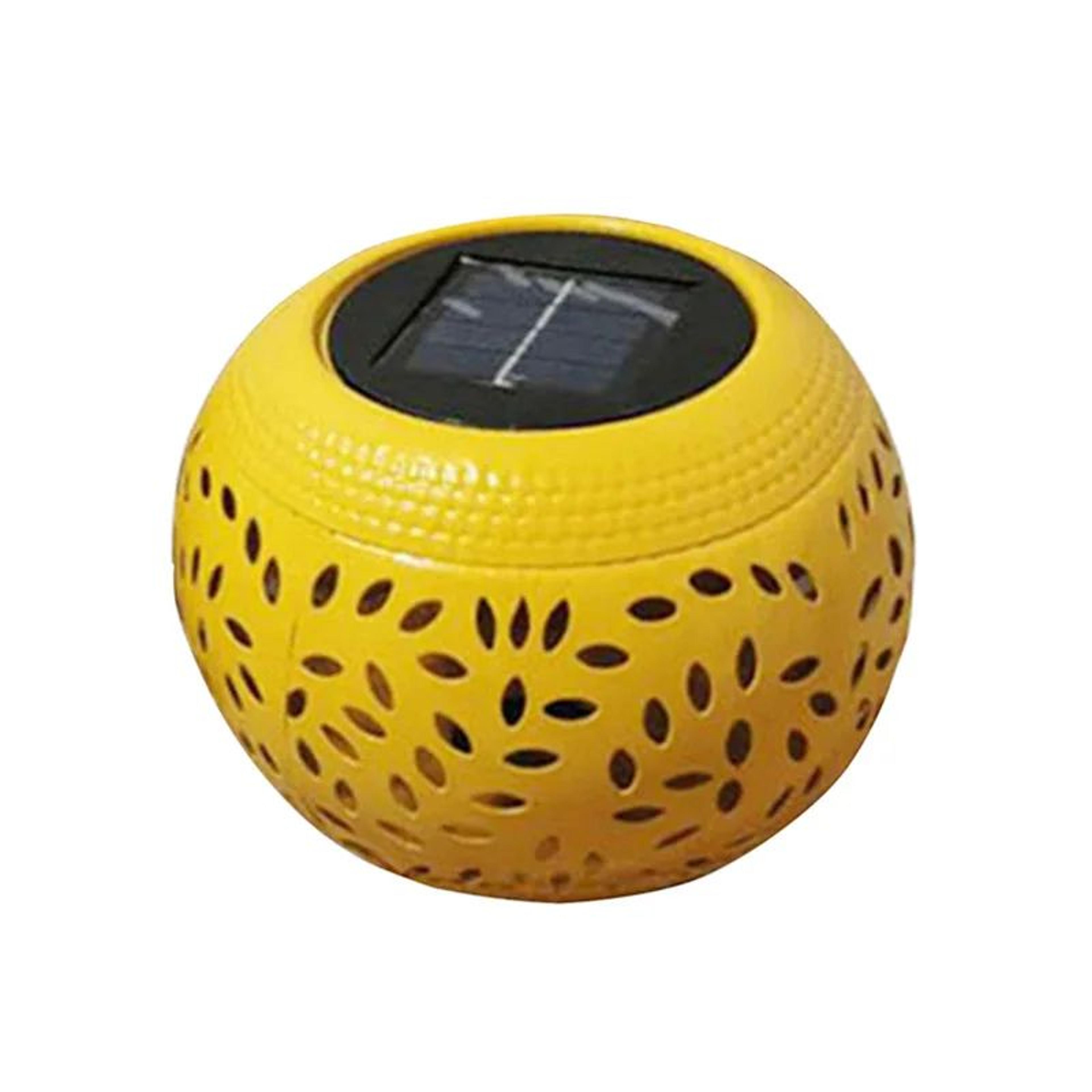Solar Ceramic Pot Light Color Changing Waterproof Garden Lamp 8