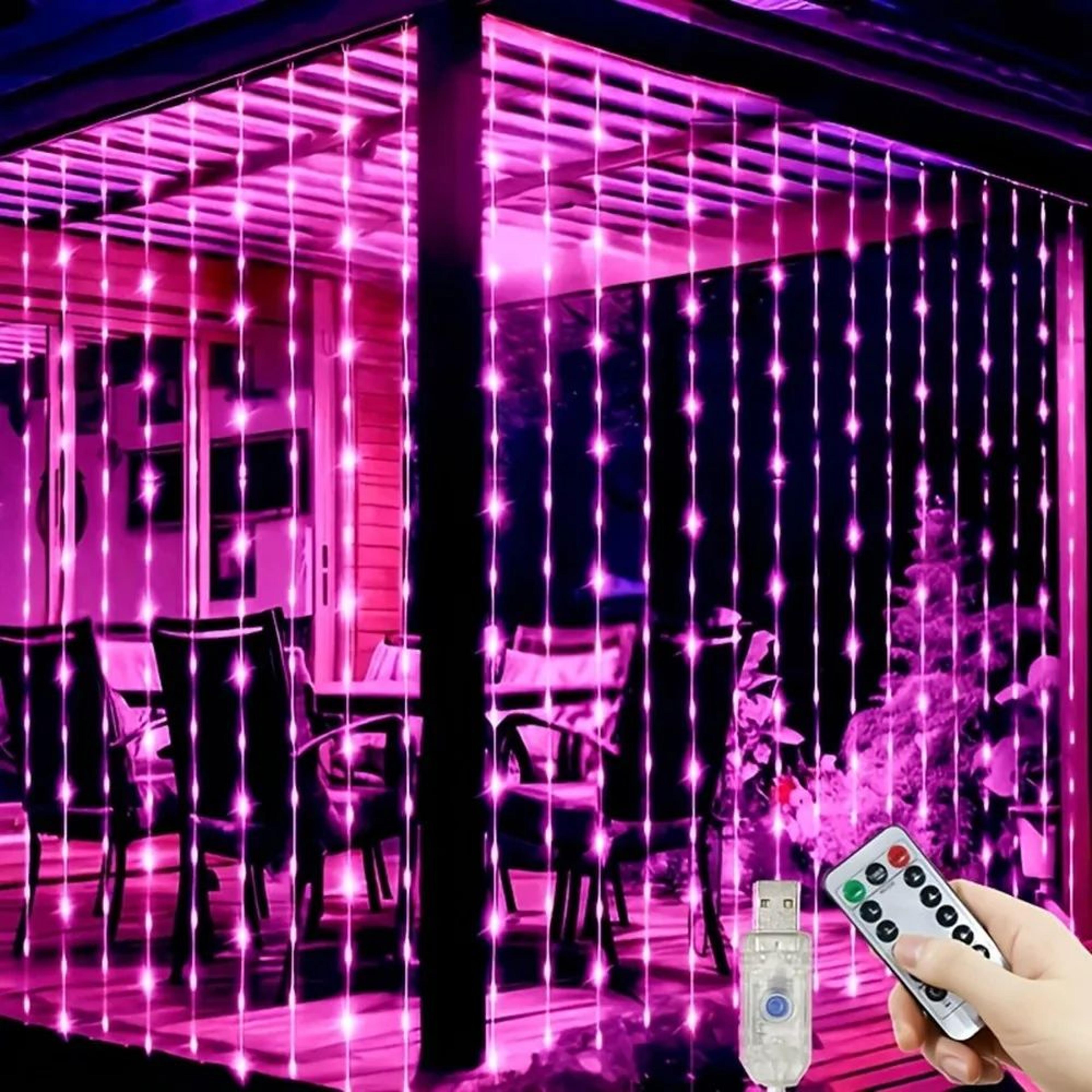 USB LED Curtain Fairy Lights With 8 Lighting Modes 9
