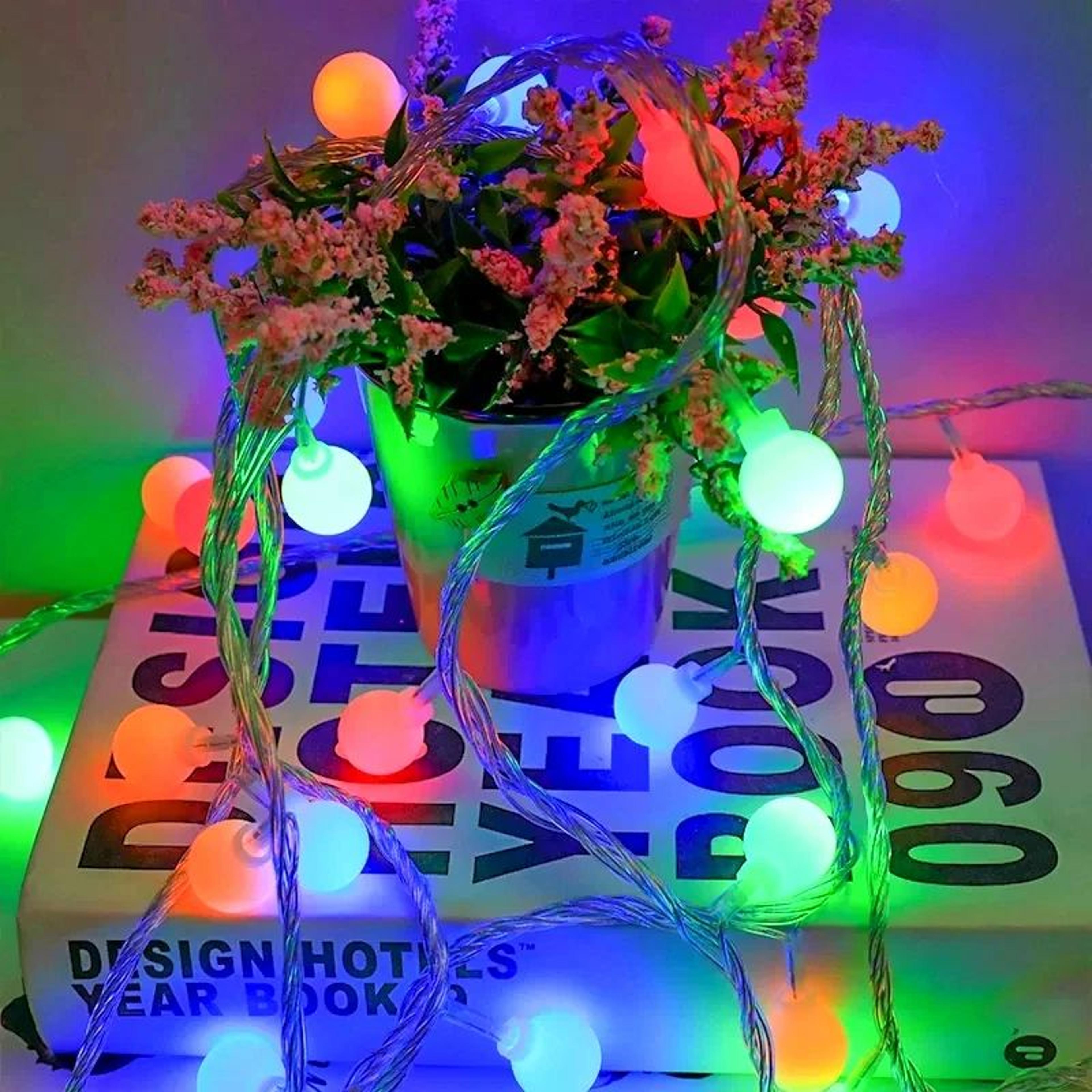 10M 80 LED Ball String Lights USB Or Battery Powered Fairy Lights 3