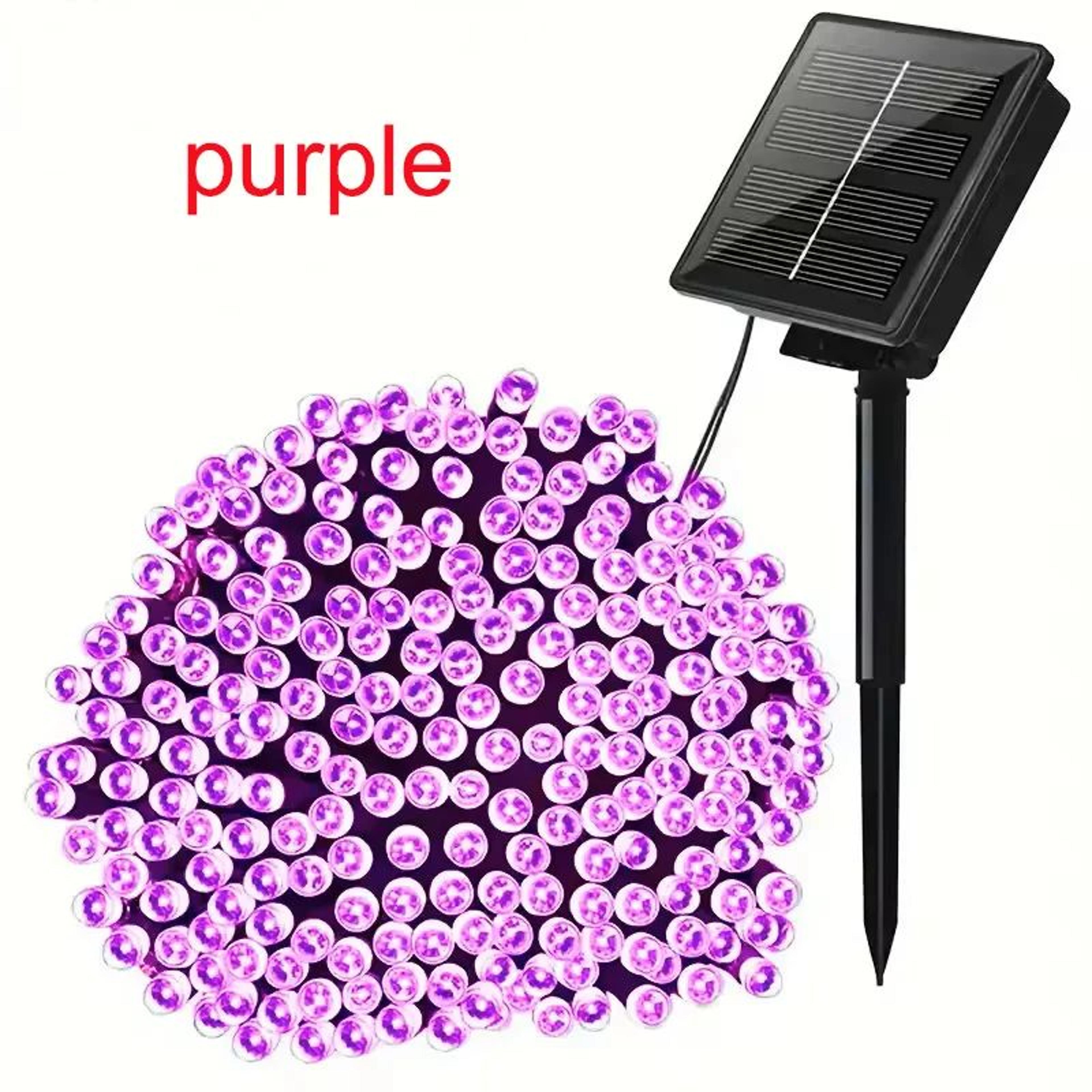 Large Panel Solar String Lights With Remote 8 Modes Waterproof Outdoor Fairy Lights 8