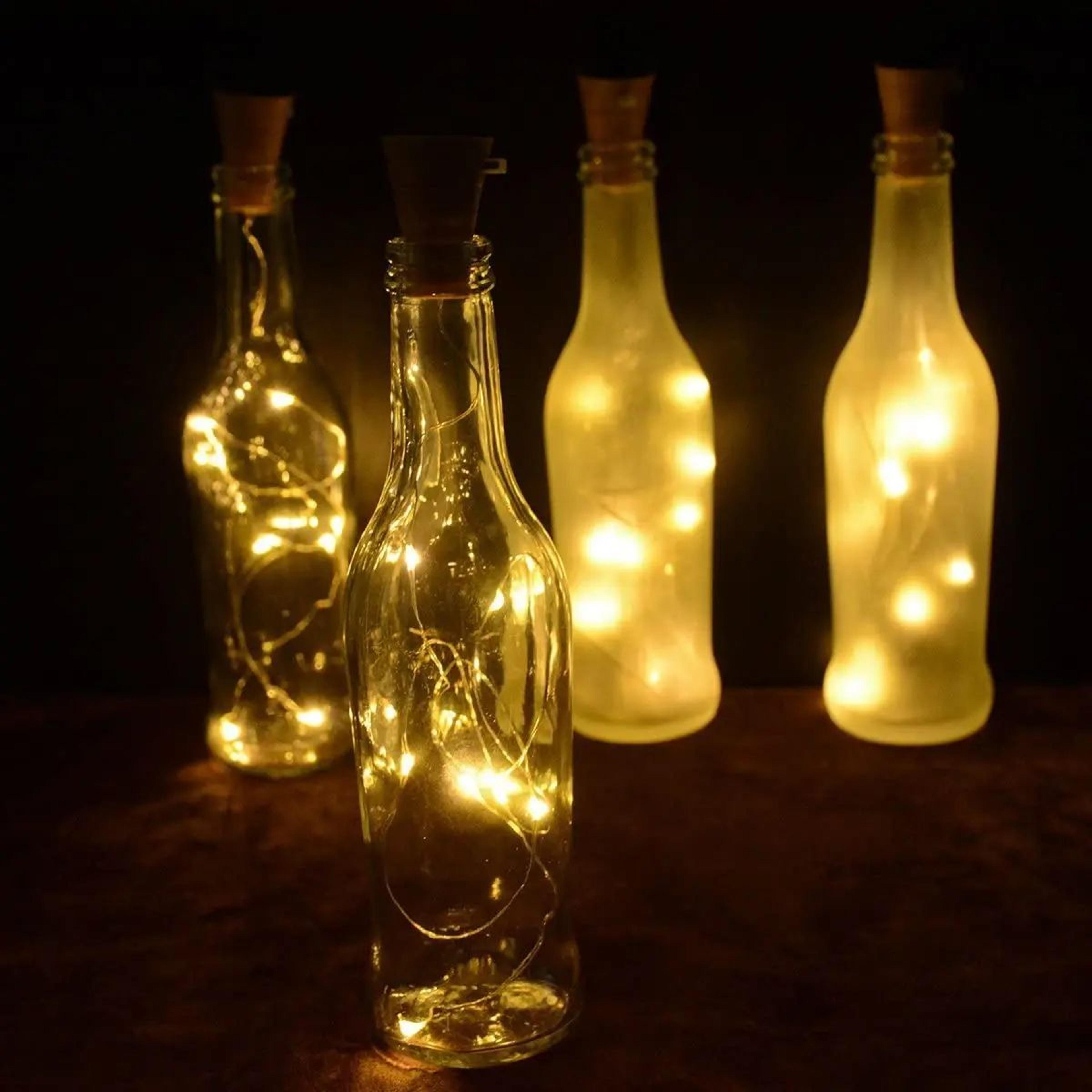 5Pcs Solar Wine Bottle Cork Lights 1020 LED Copper Wire Fairy Lights 4