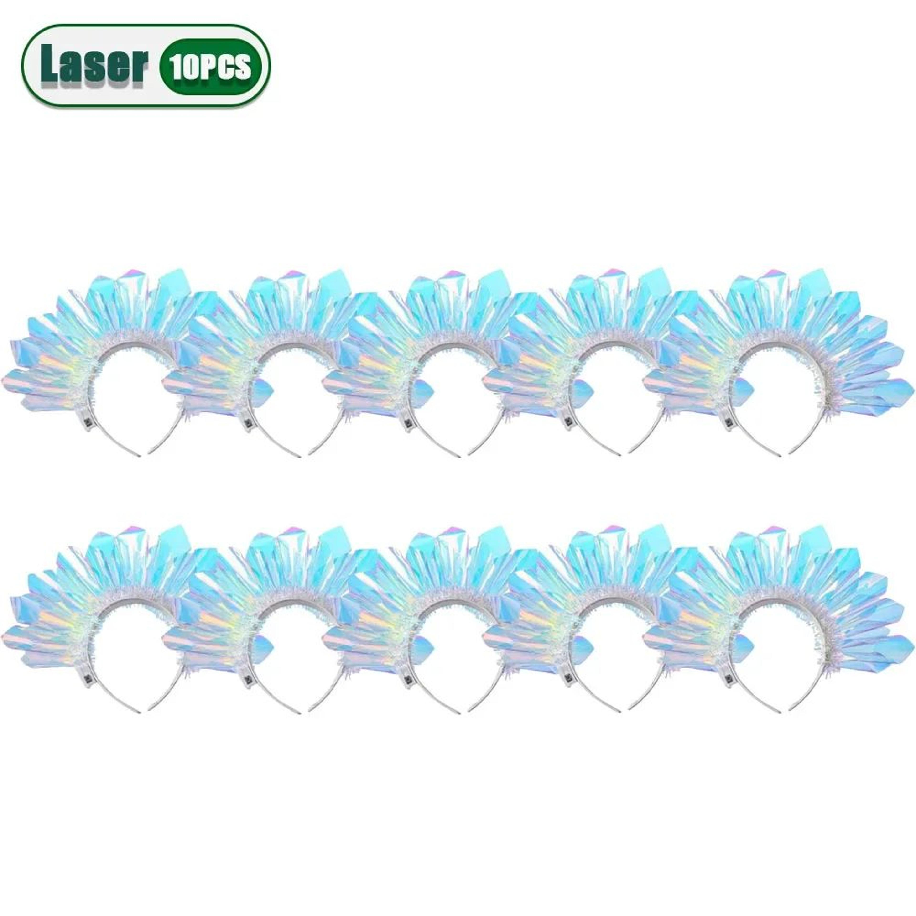 Colorful LED Laser Headband Light Up Hair Hoop For Parties And Festivals 8