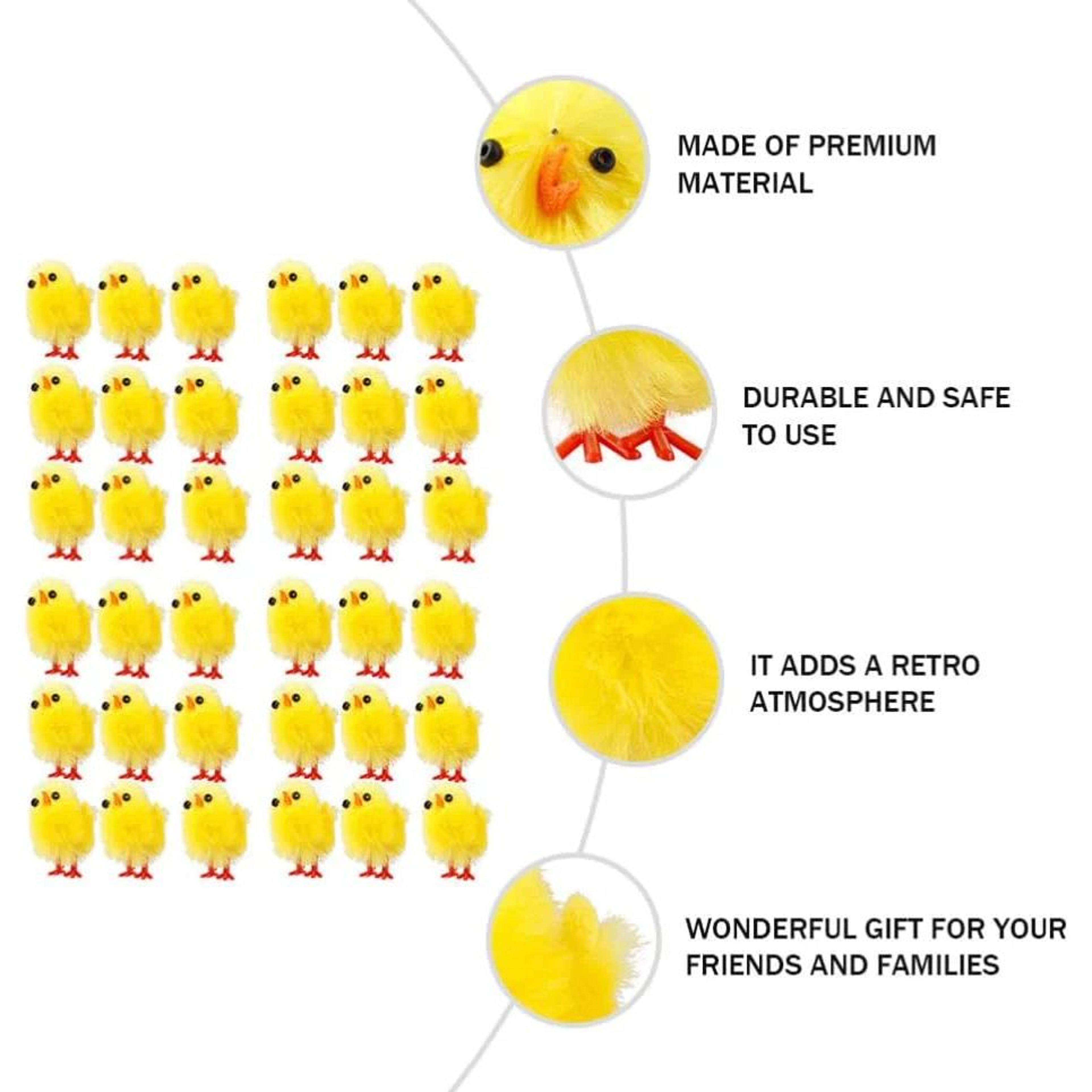 Mini Easter Chicks For Crafts And Spring Decorations 24216PCS 4