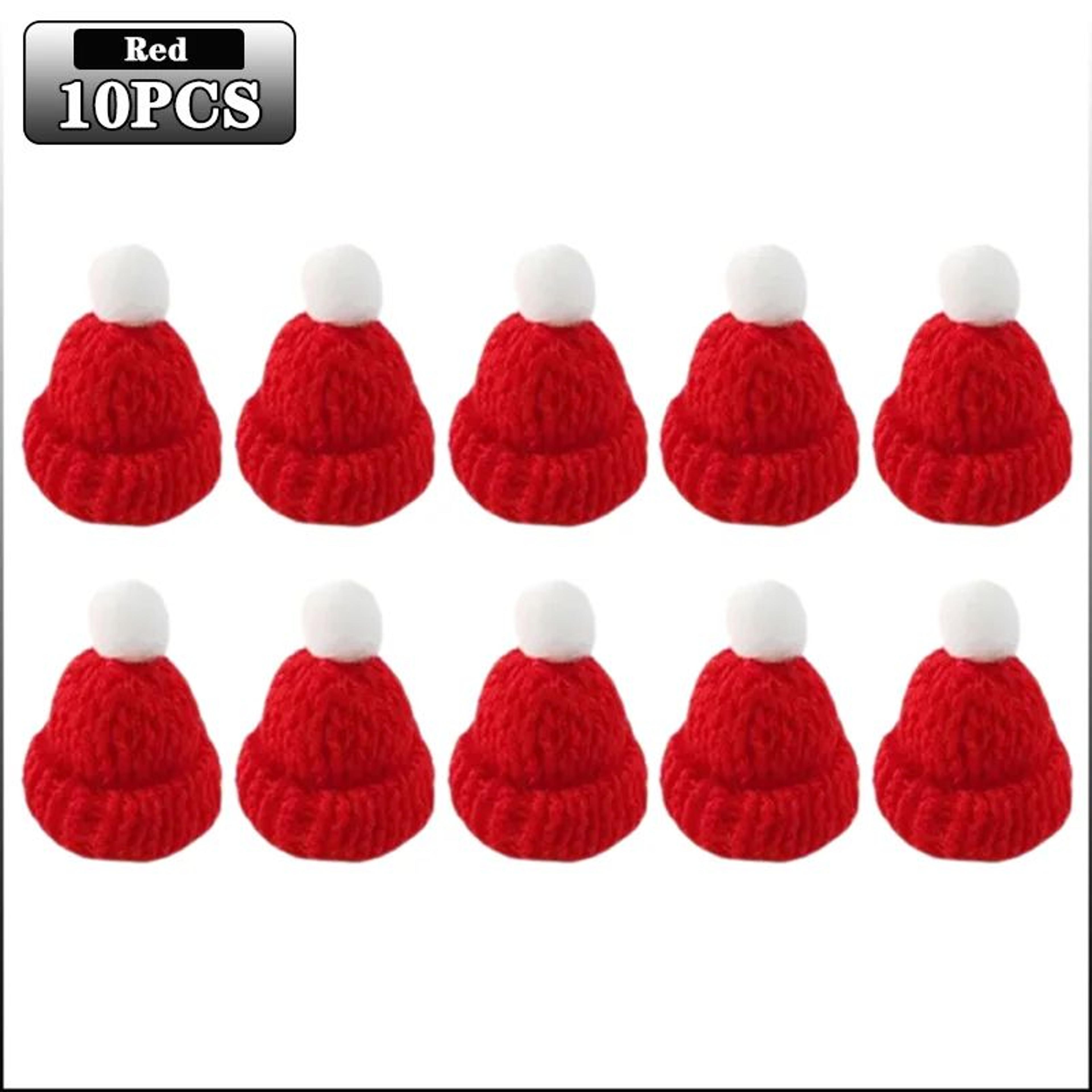 Mini Christmas Knit Hats And Scarves For Crafts And Holiday Decor 12