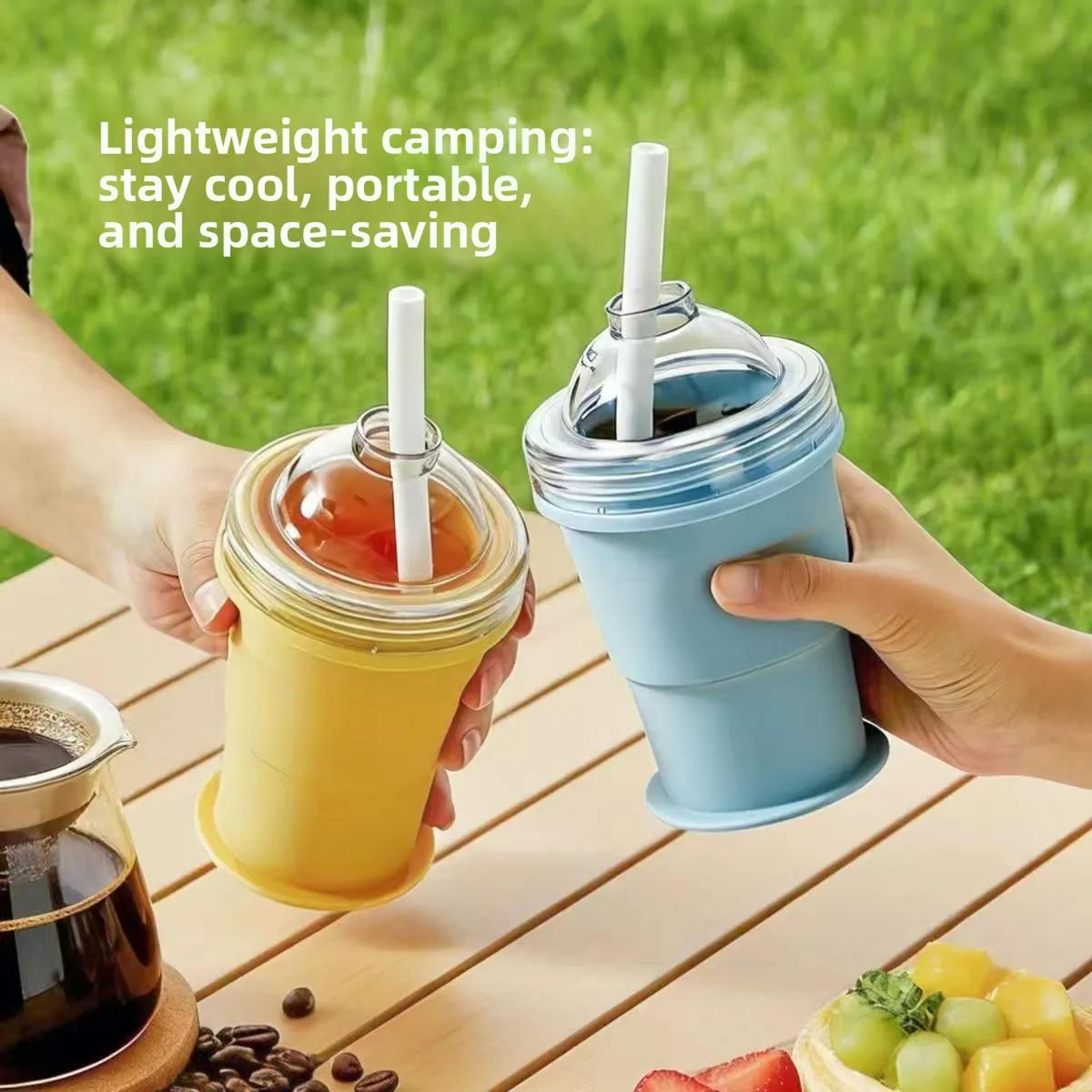 2in1 Foldable Silicone Ice Ball Maker Cup With Large Ice Sphere Mold 1