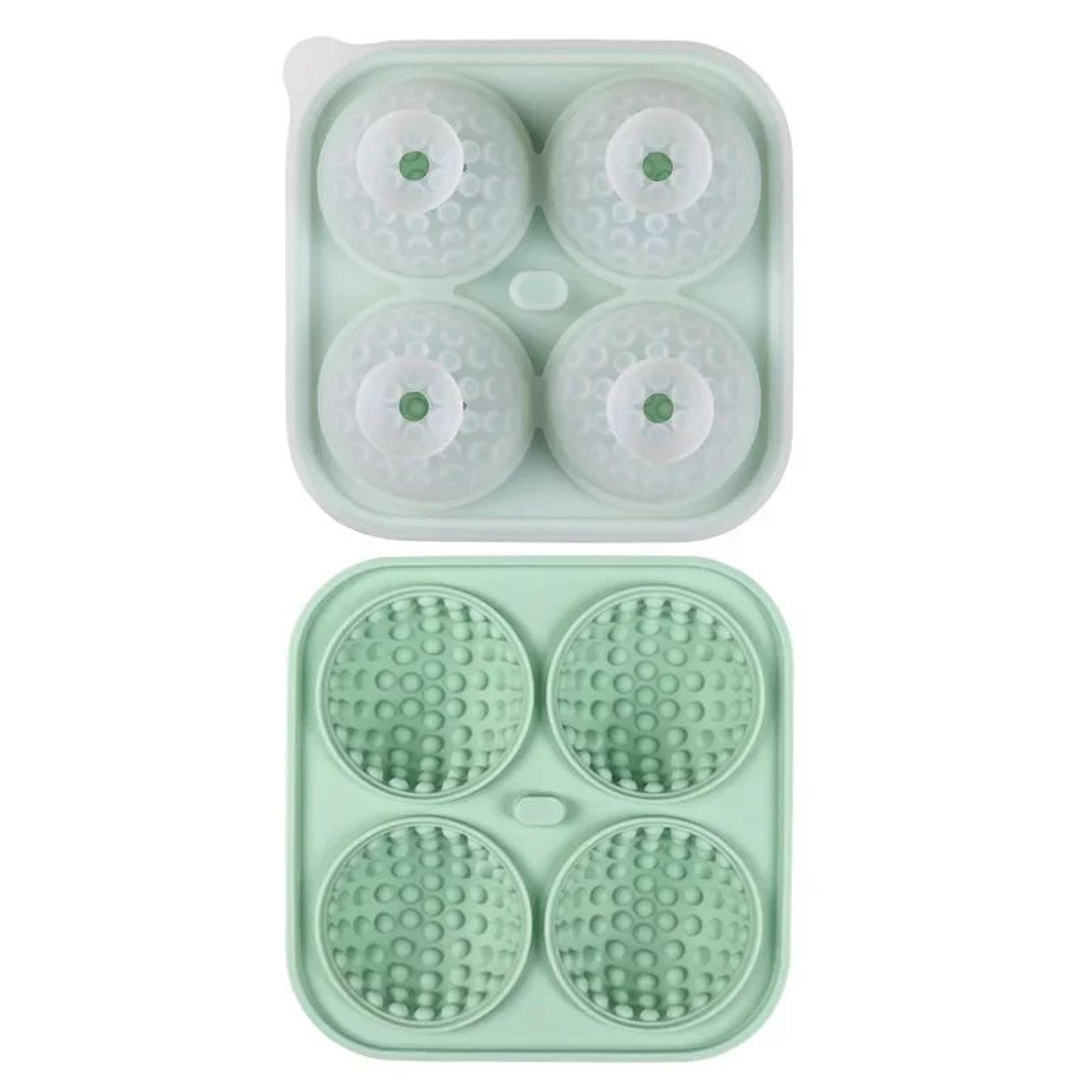 Golf Ball Silicone Ice Mold With Funnel For Whiskey And Cocktails 10