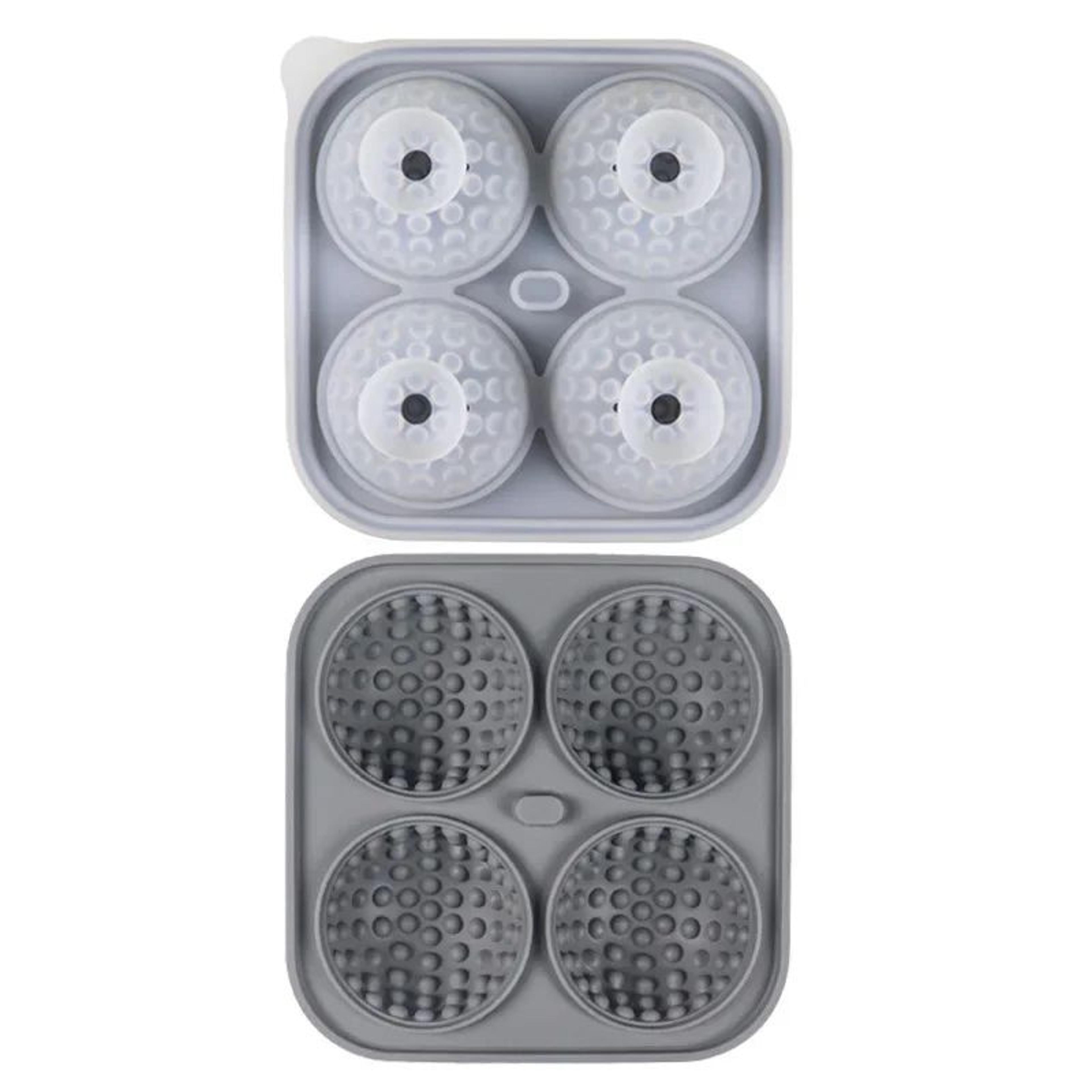 Golf Ball Silicone Ice Mold With Funnel For Whiskey And Cocktails 9
