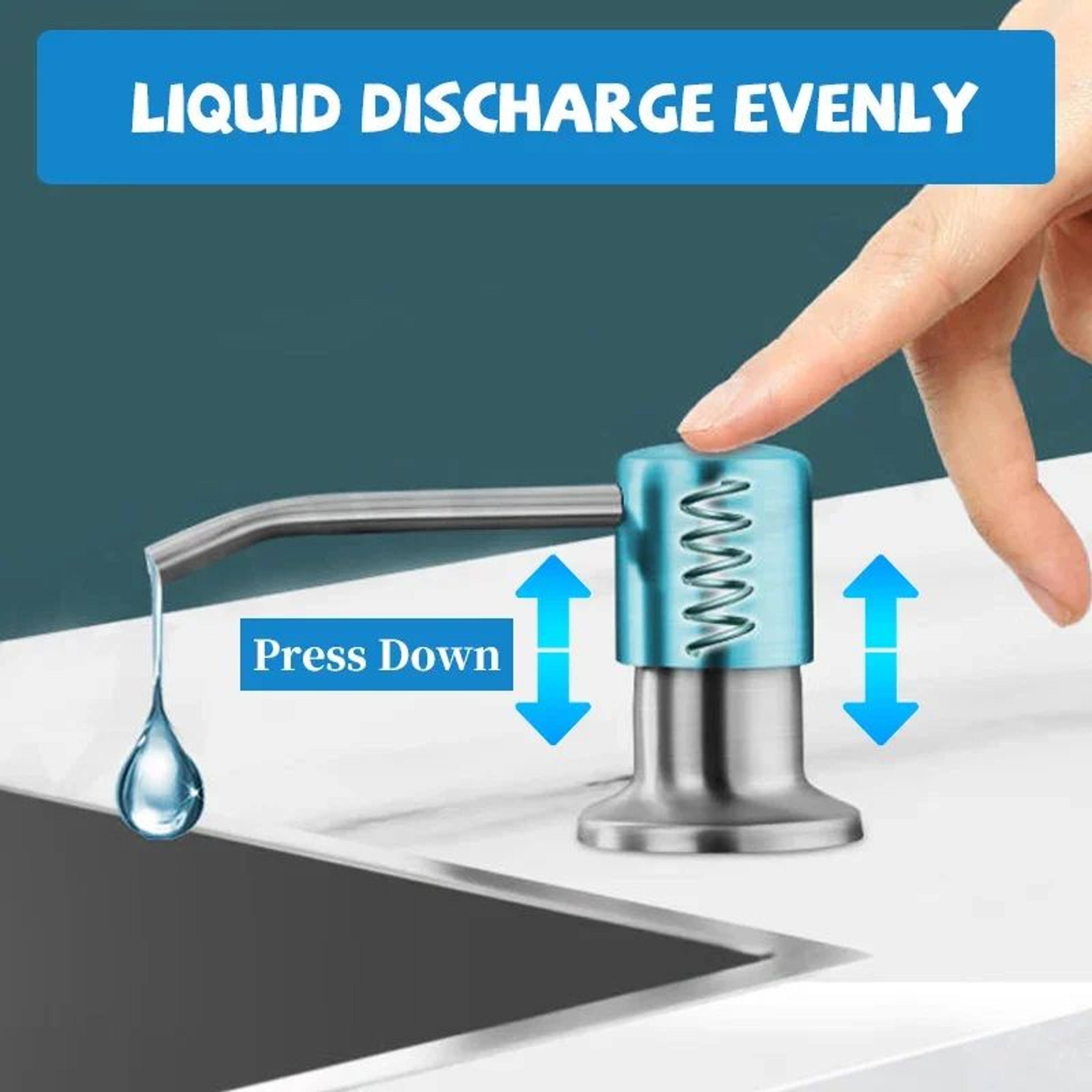 Stainless Steel Kitchen Sink Soap Dispenser Pump 2