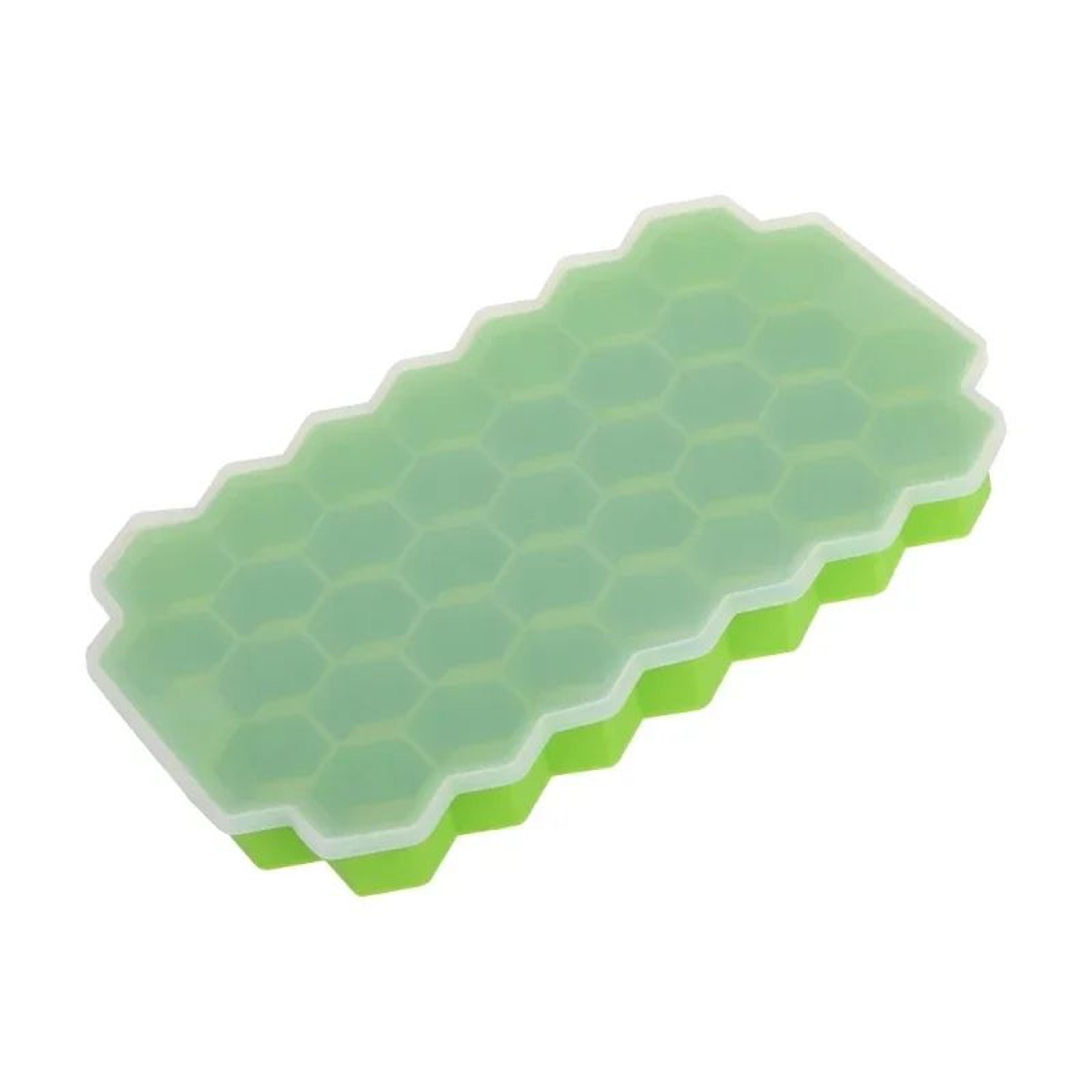 37Cavity Honeycomb Silicone Ice Cube Tray Easy Release Hexagon Ice Mold 6