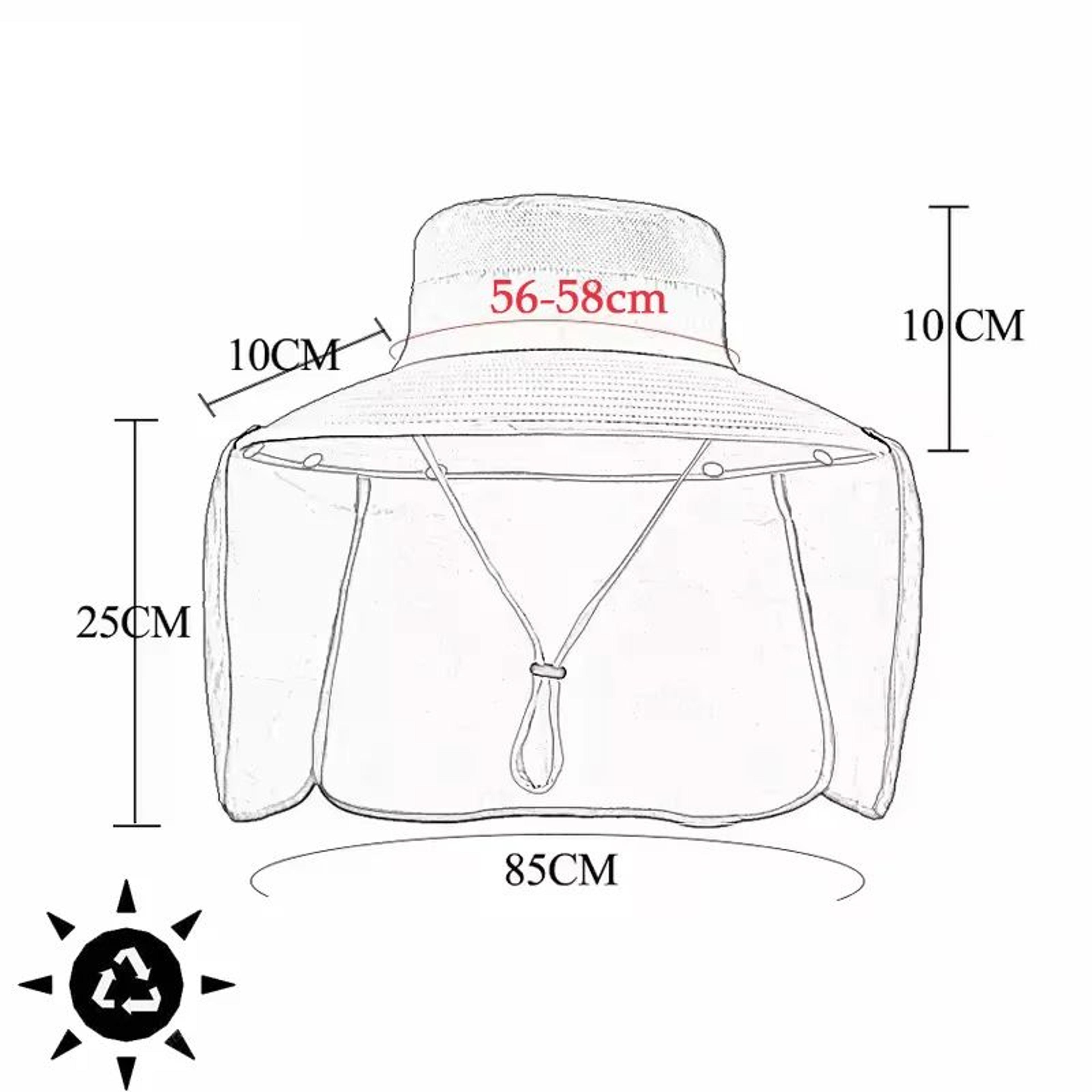 Wide Brim Fishing Sun Hat With Neck Flap For Outdoor Sun Protection 4
