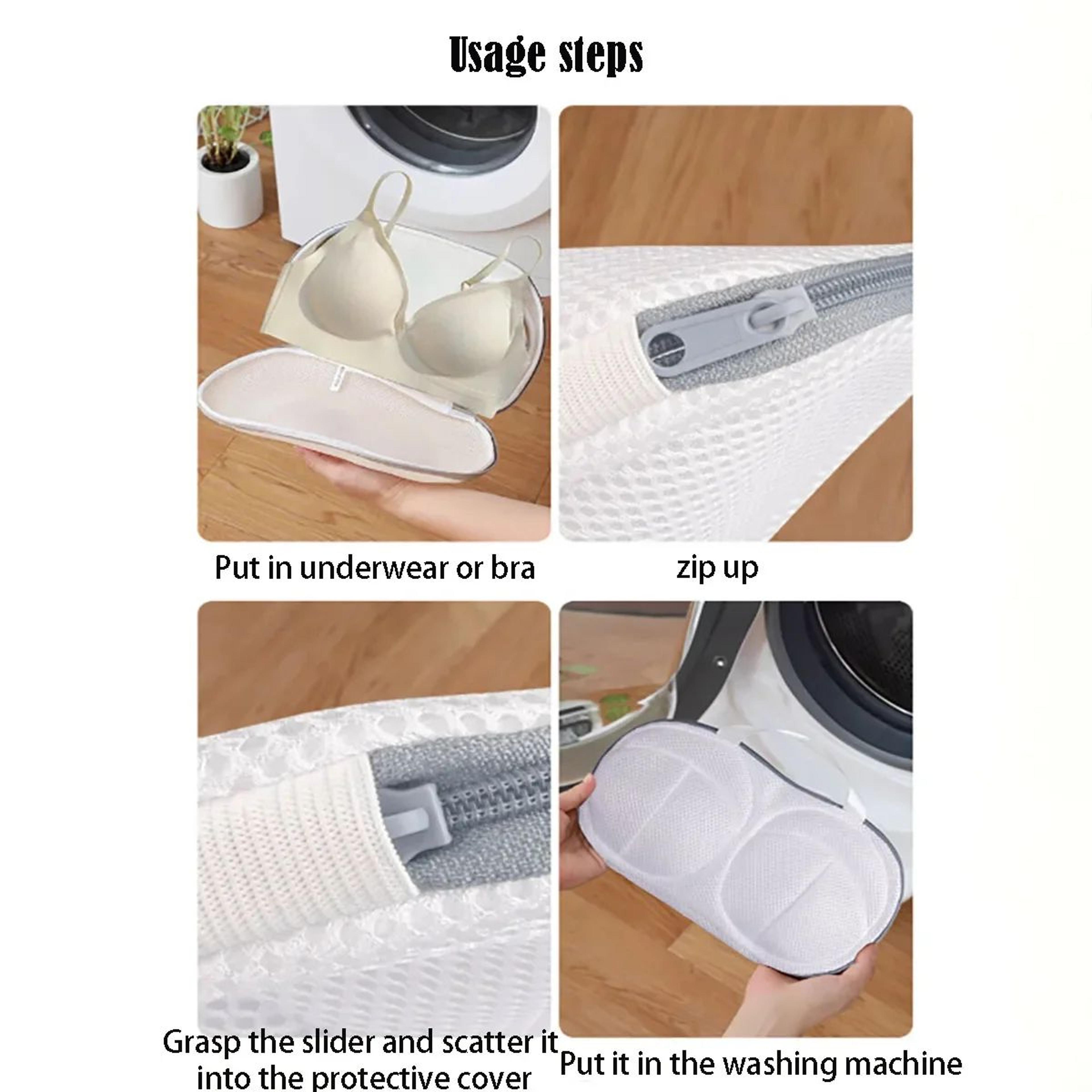 Protective Bra Mesh Laundry Bag With Zipper For Delicates 3