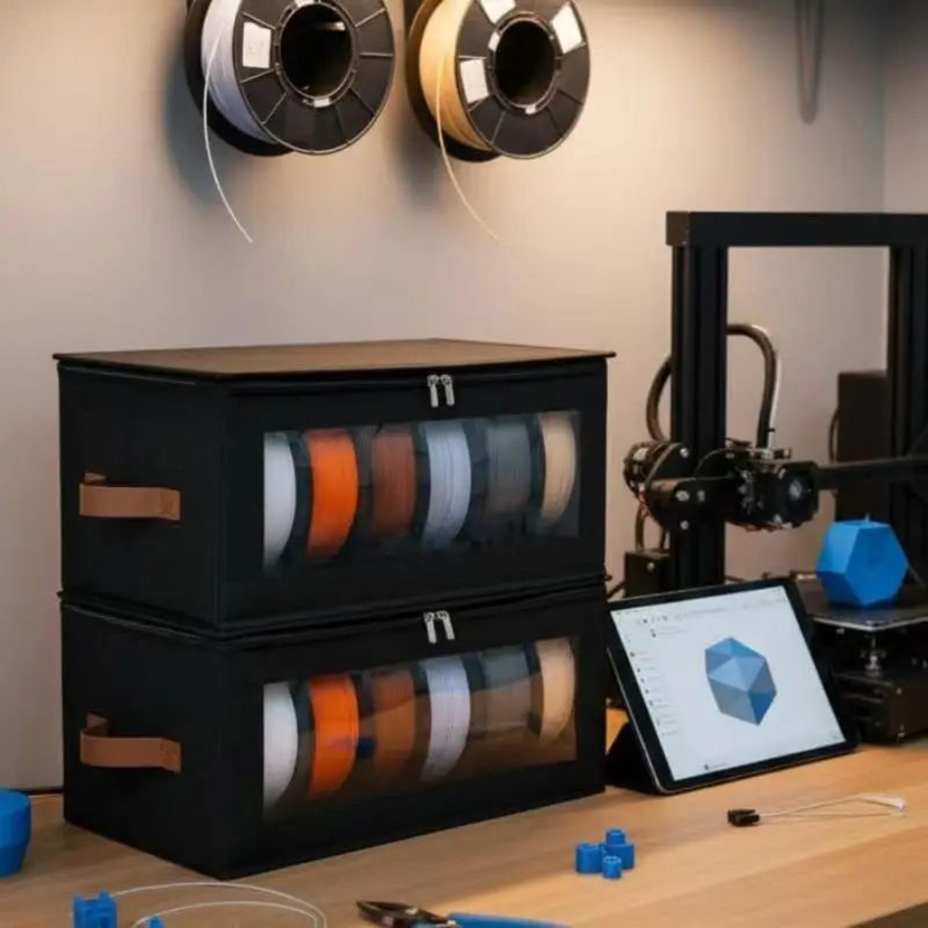 3D Printer Filament Storage Bag Organizer With Dustproof Foldable Design 2