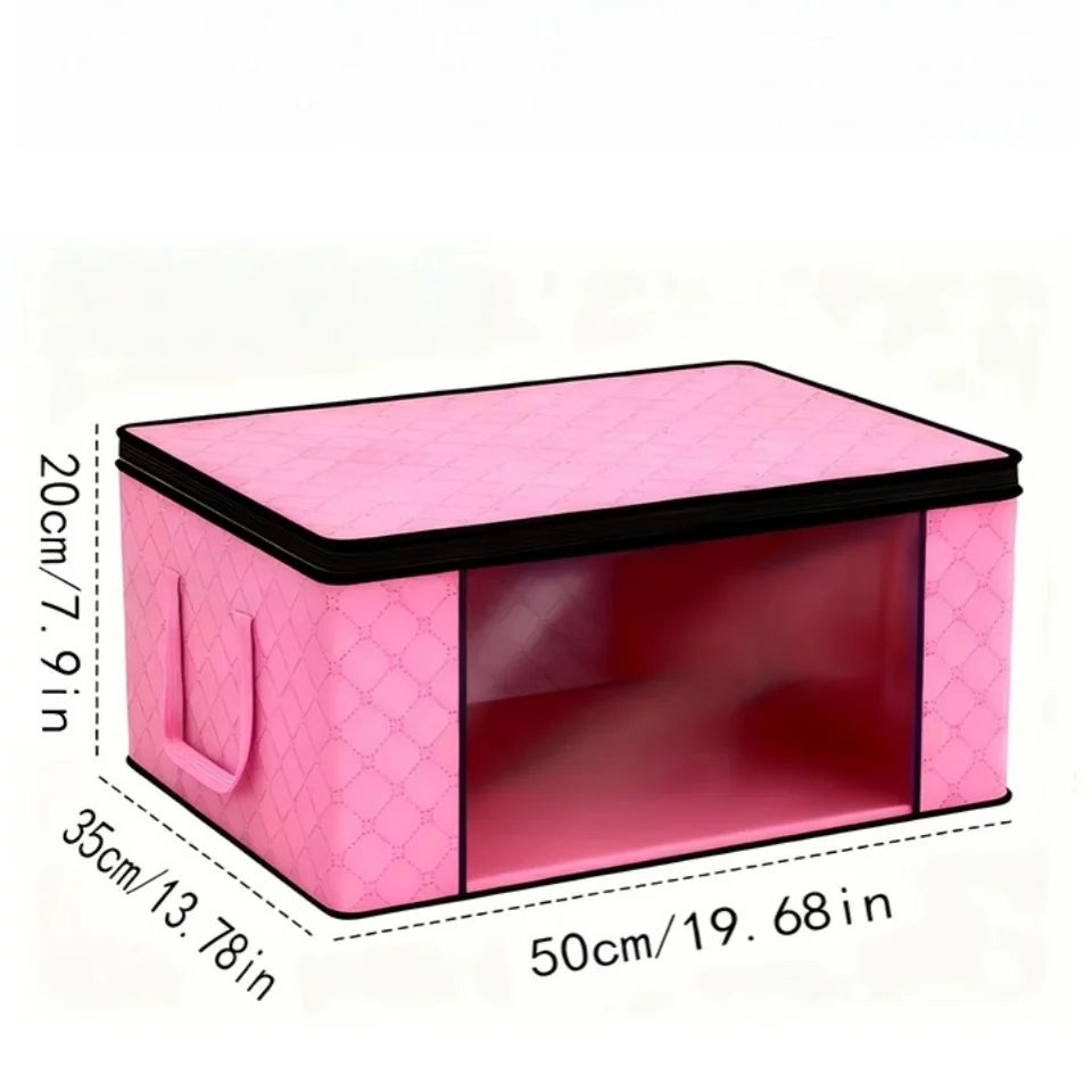 Foldable Clothes Storage Bags With Clear Window For Blankets Bedding And Closet Organization 7