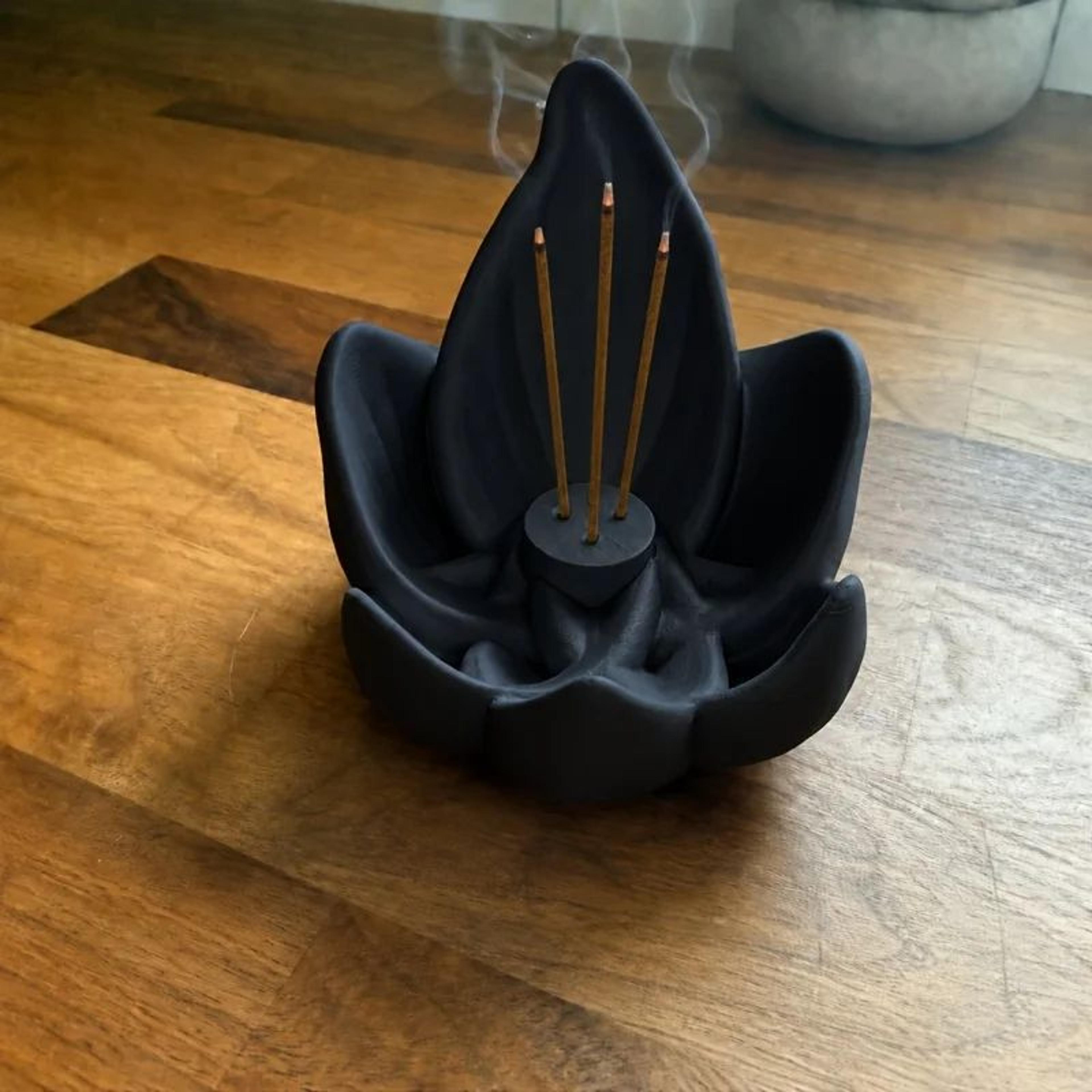 Lotus Incense Holder For Sticks Zen Aromatherapy Home Decor 2