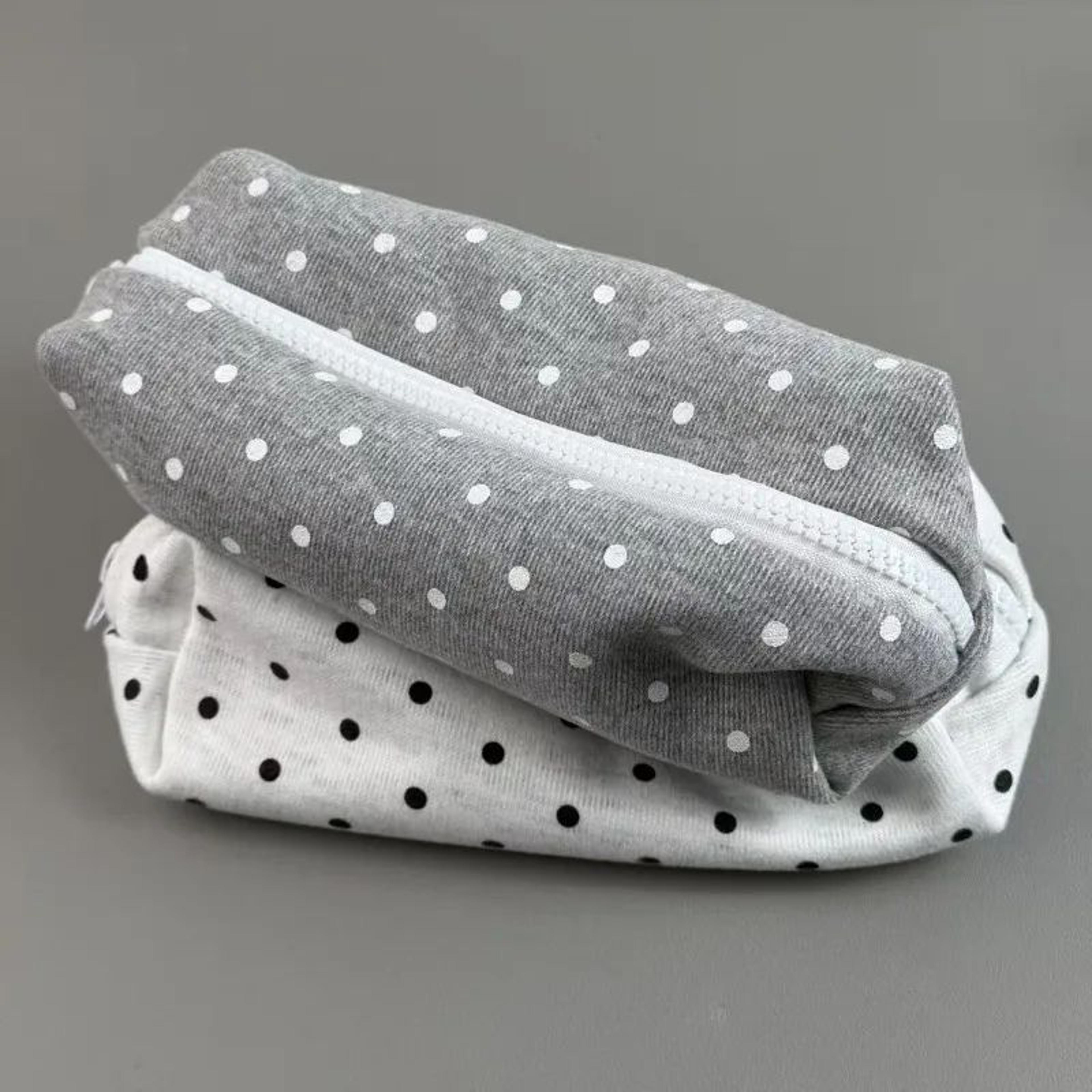 Korean Polka Dot Pencil Case Large Capacity Makeup Organizer 3