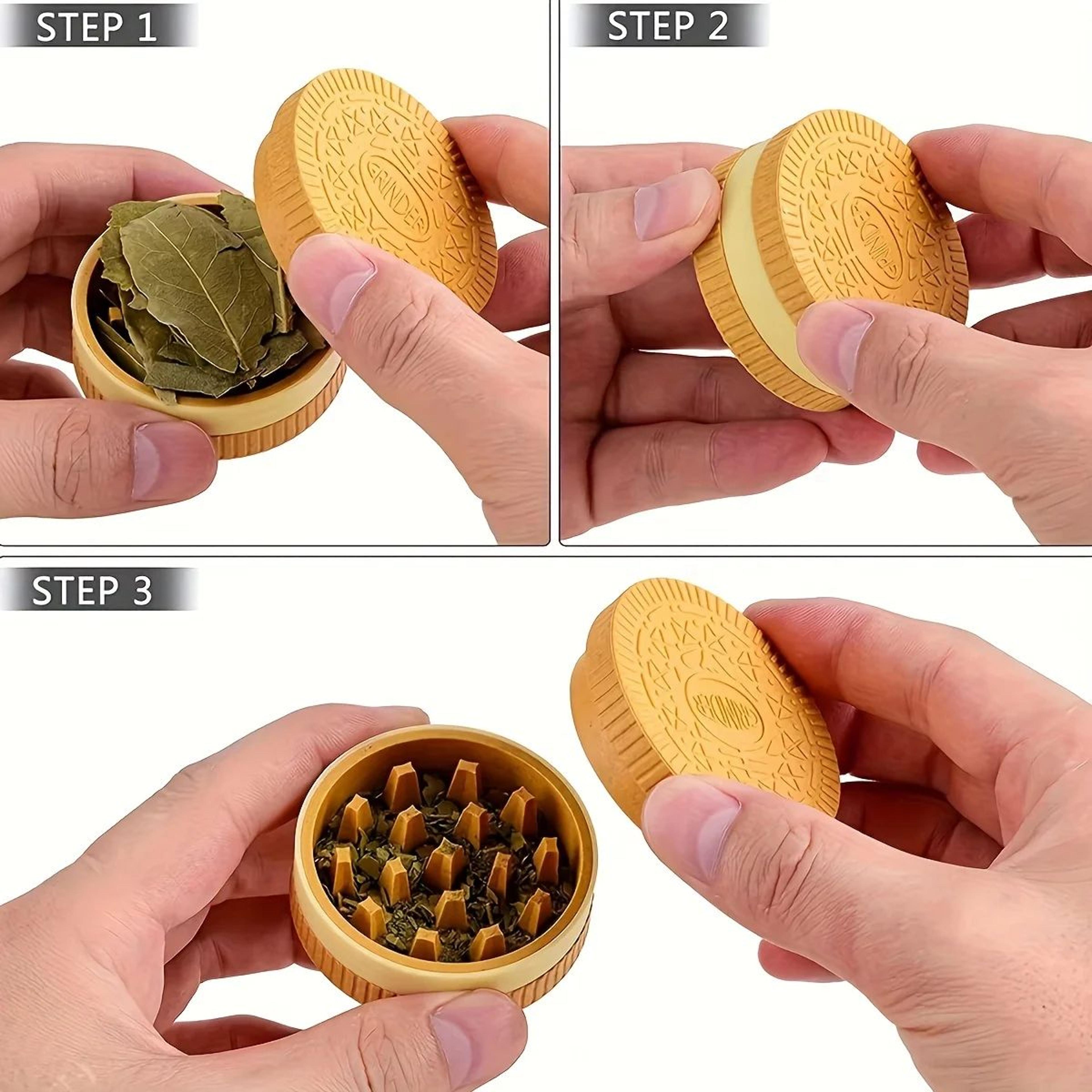 Cookie Shape Manual Vanilla Spice Grinder 22 Inch Portable Crusher 5