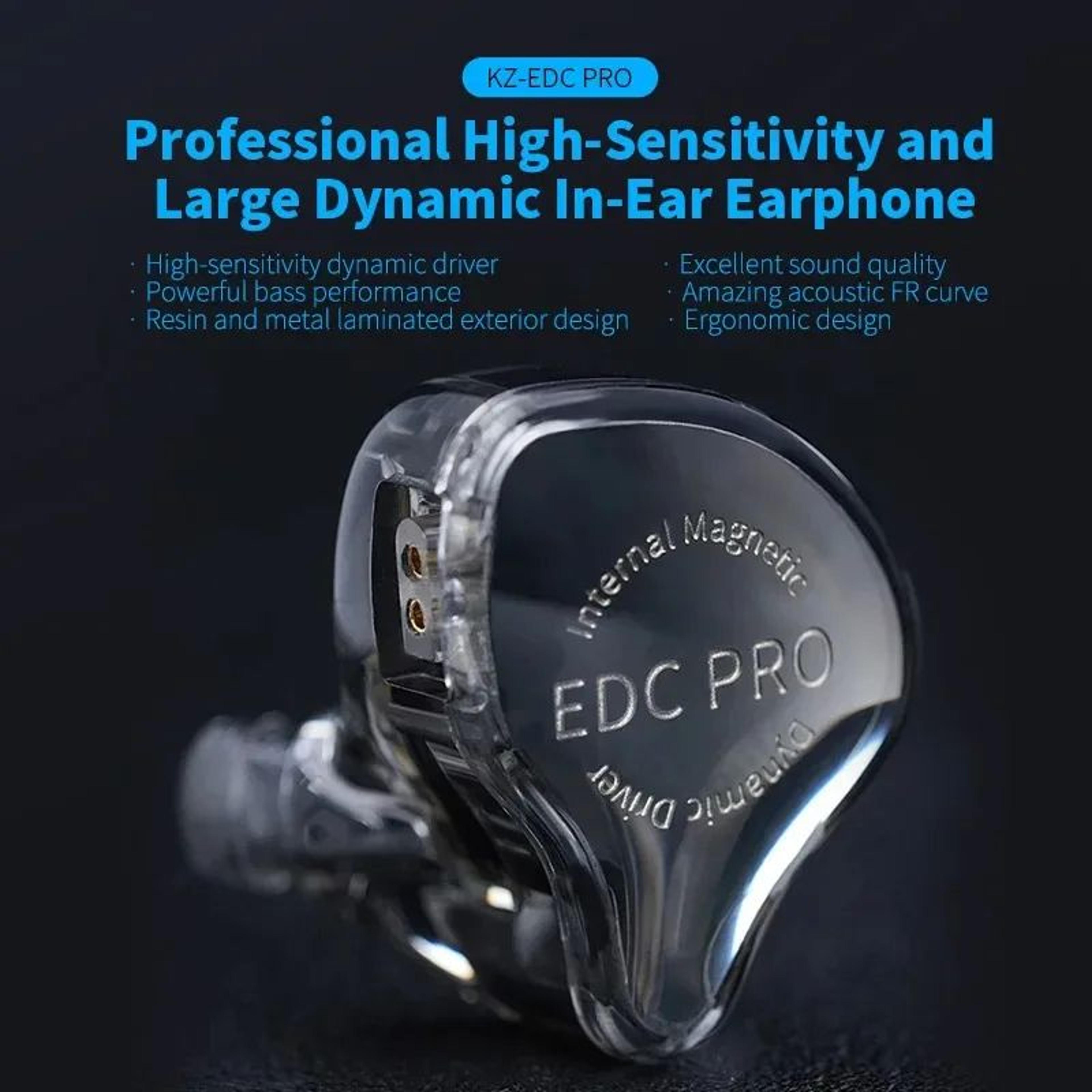 KZ EDC Pro HiFi Wired InEar Monitor Earbuds With Dynamic Driver 1