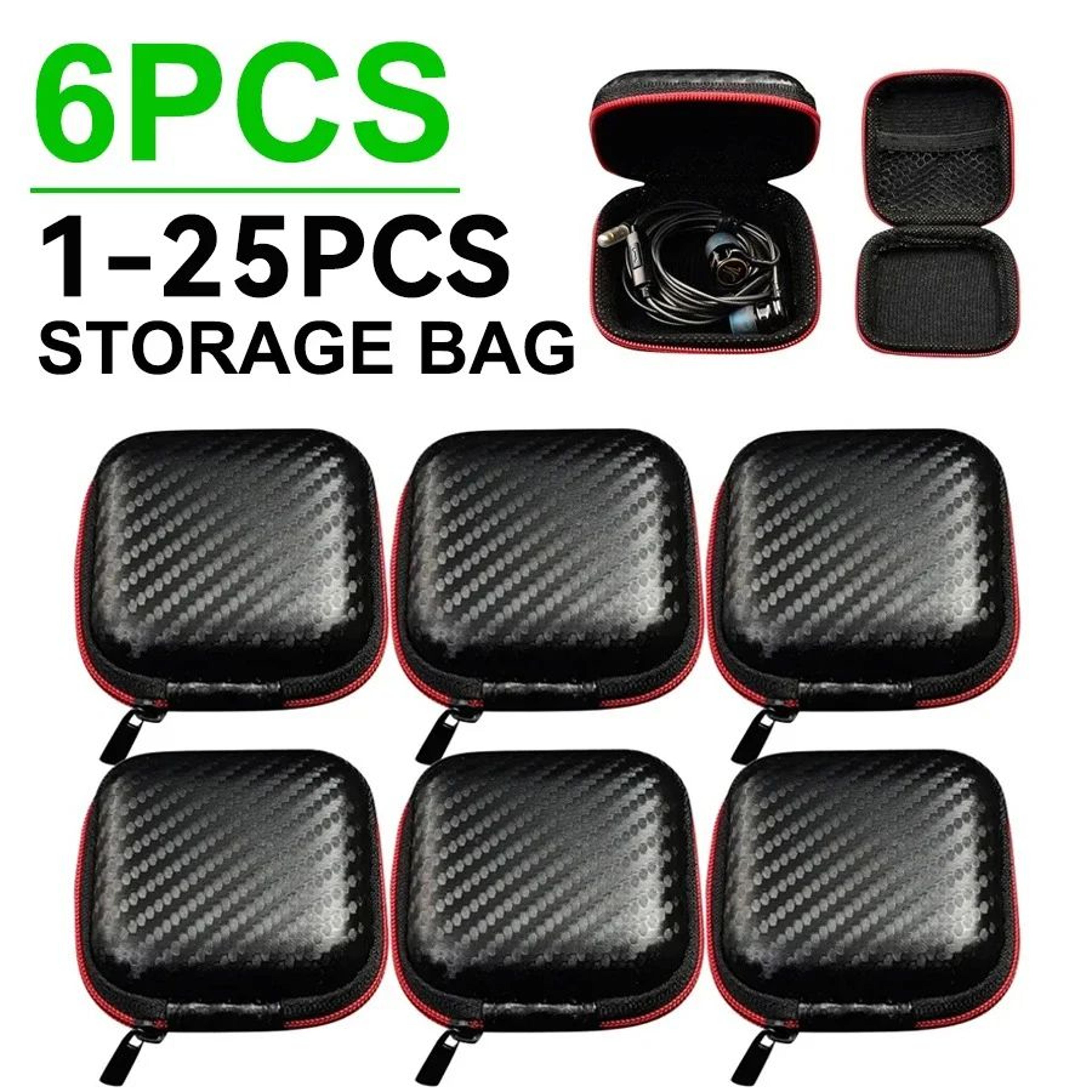 Portable EVA Earphone Case Zipper Storage Box For Wired Headphones 0