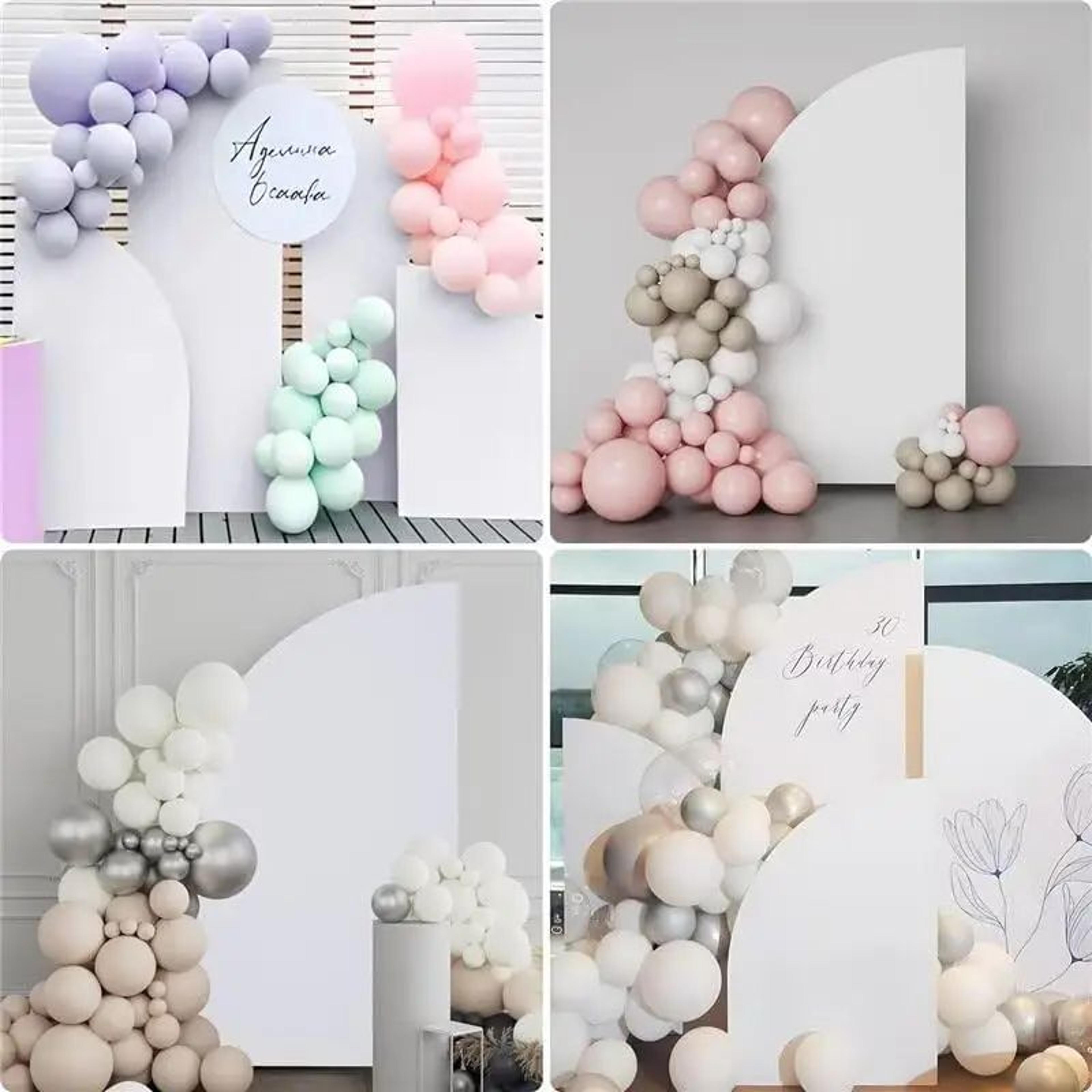 Half Moon Spandex Wedding Arch Backdrop Cover For Parties And Events 5