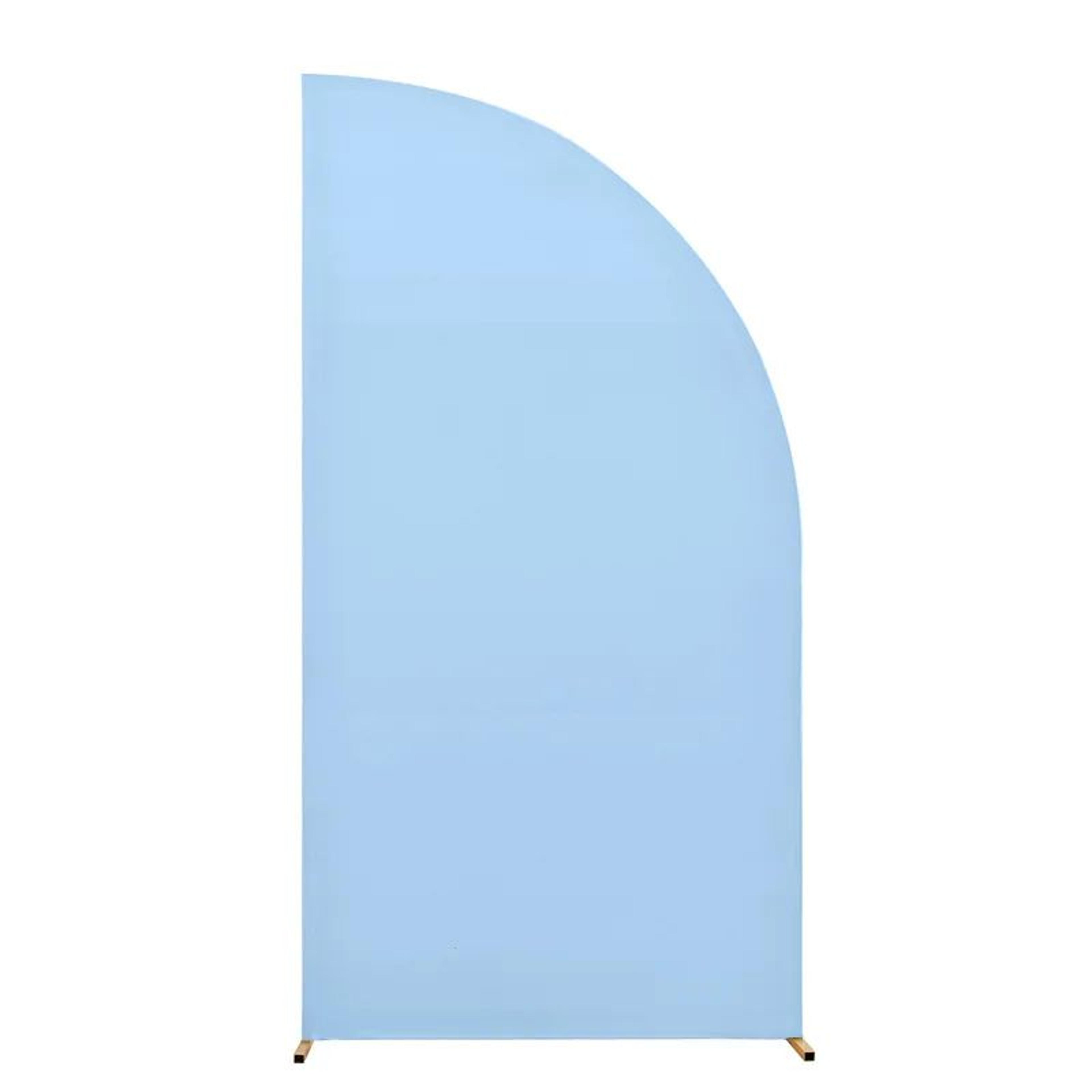 Half Moon Spandex Wedding Arch Backdrop Cover For Parties And Events 7