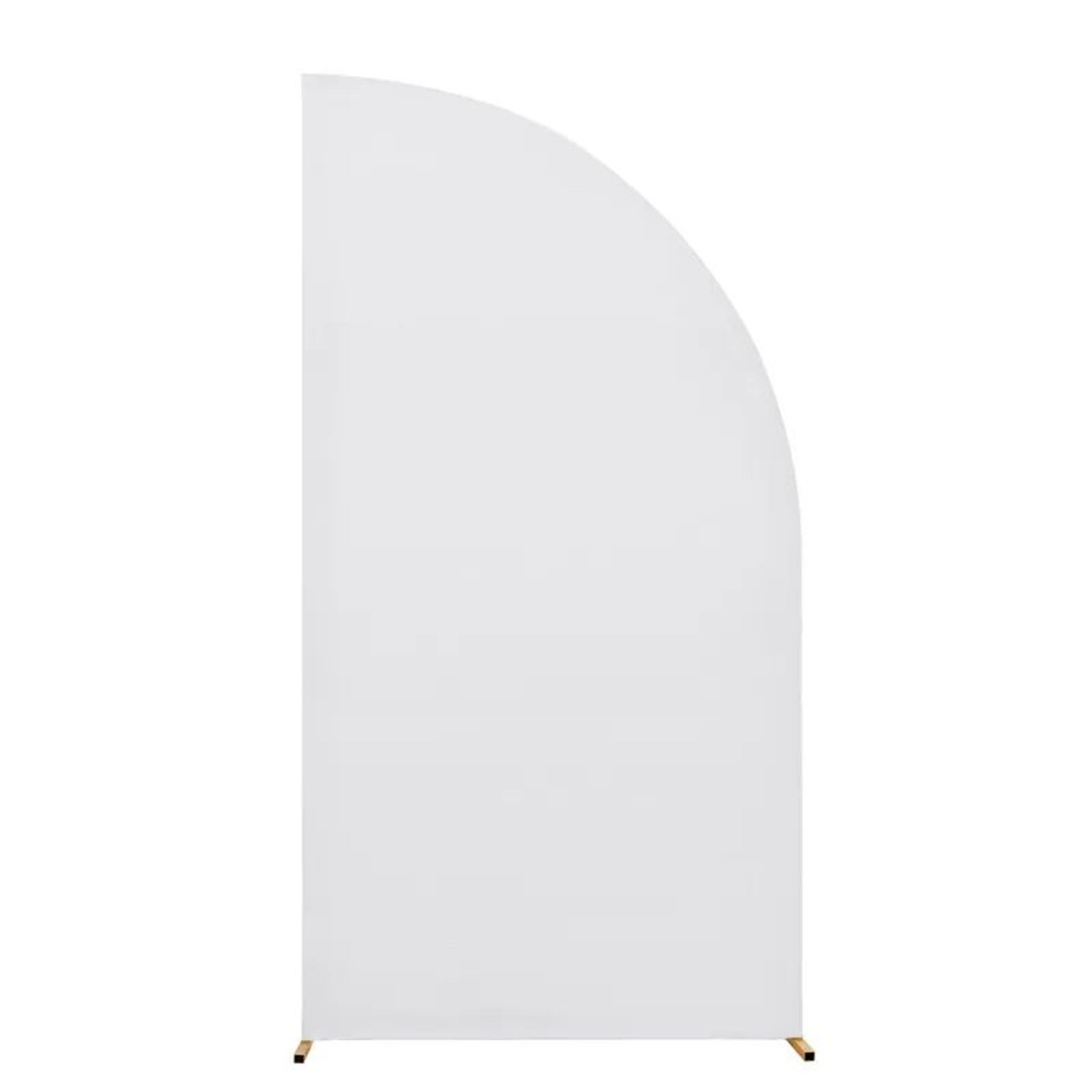 Half Moon Spandex Wedding Arch Backdrop Cover For Parties And Events 13