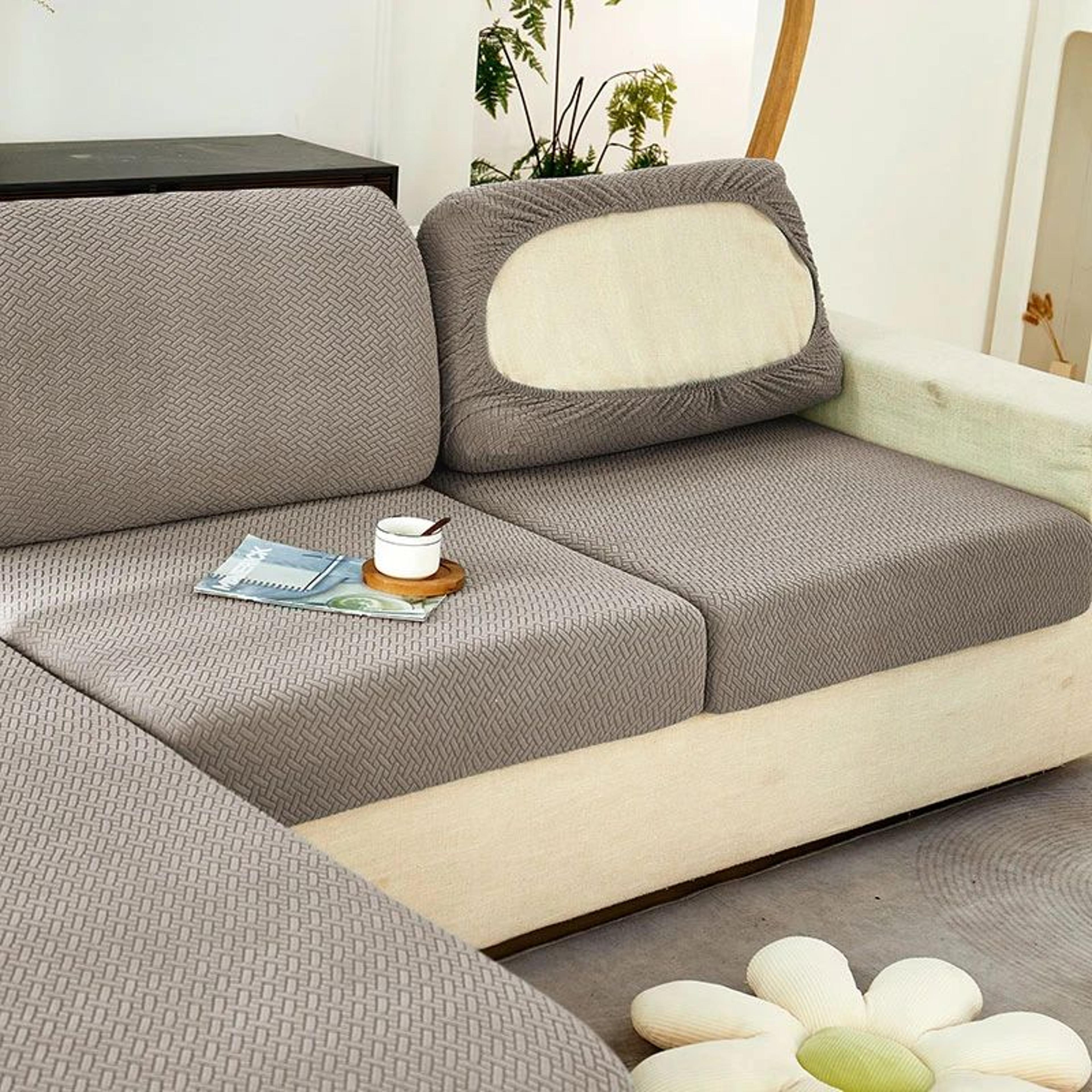Thick Jacquard Stretch Sofa Cushion Cover Furniture Protector 11