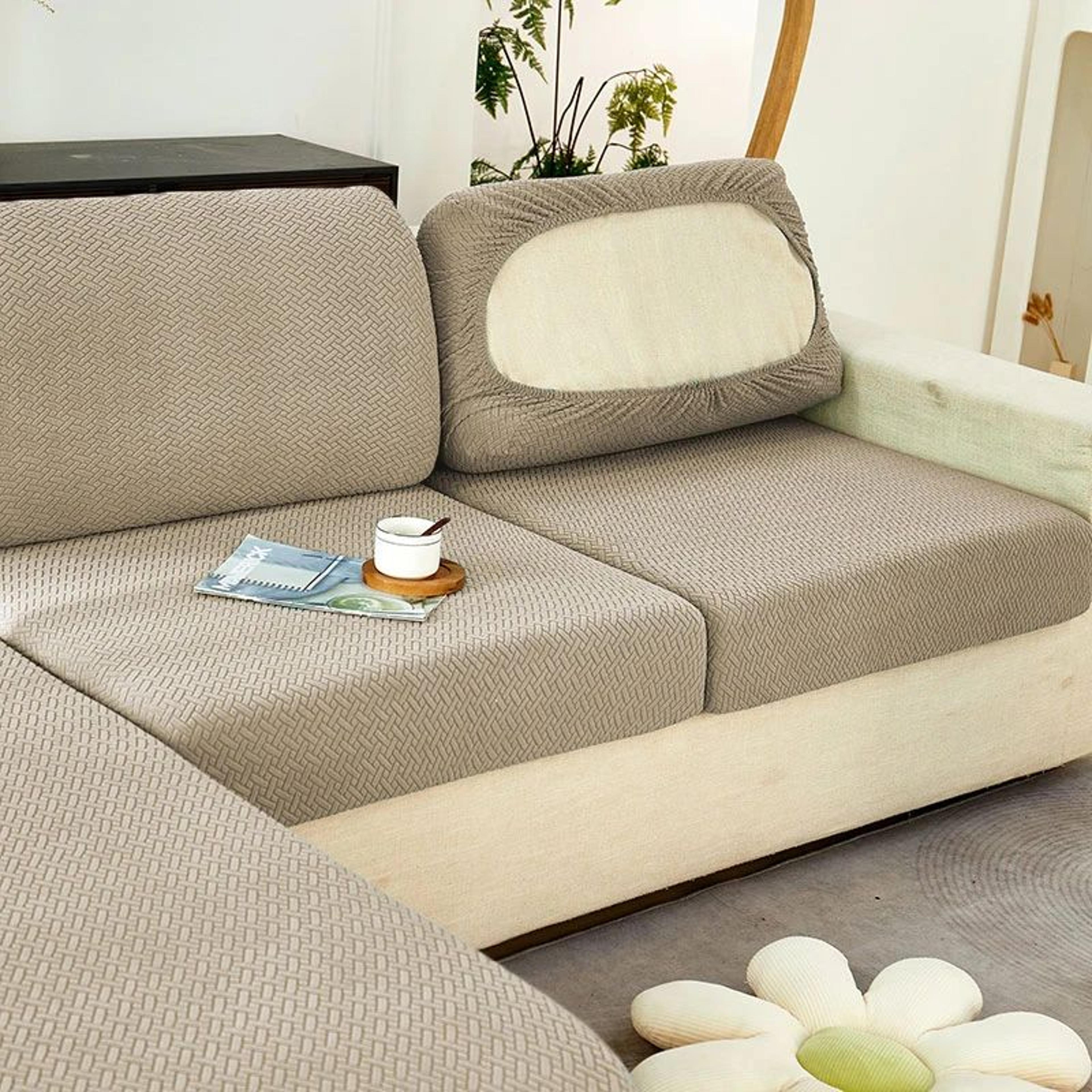 Thick Jacquard Stretch Sofa Cushion Cover Furniture Protector 10