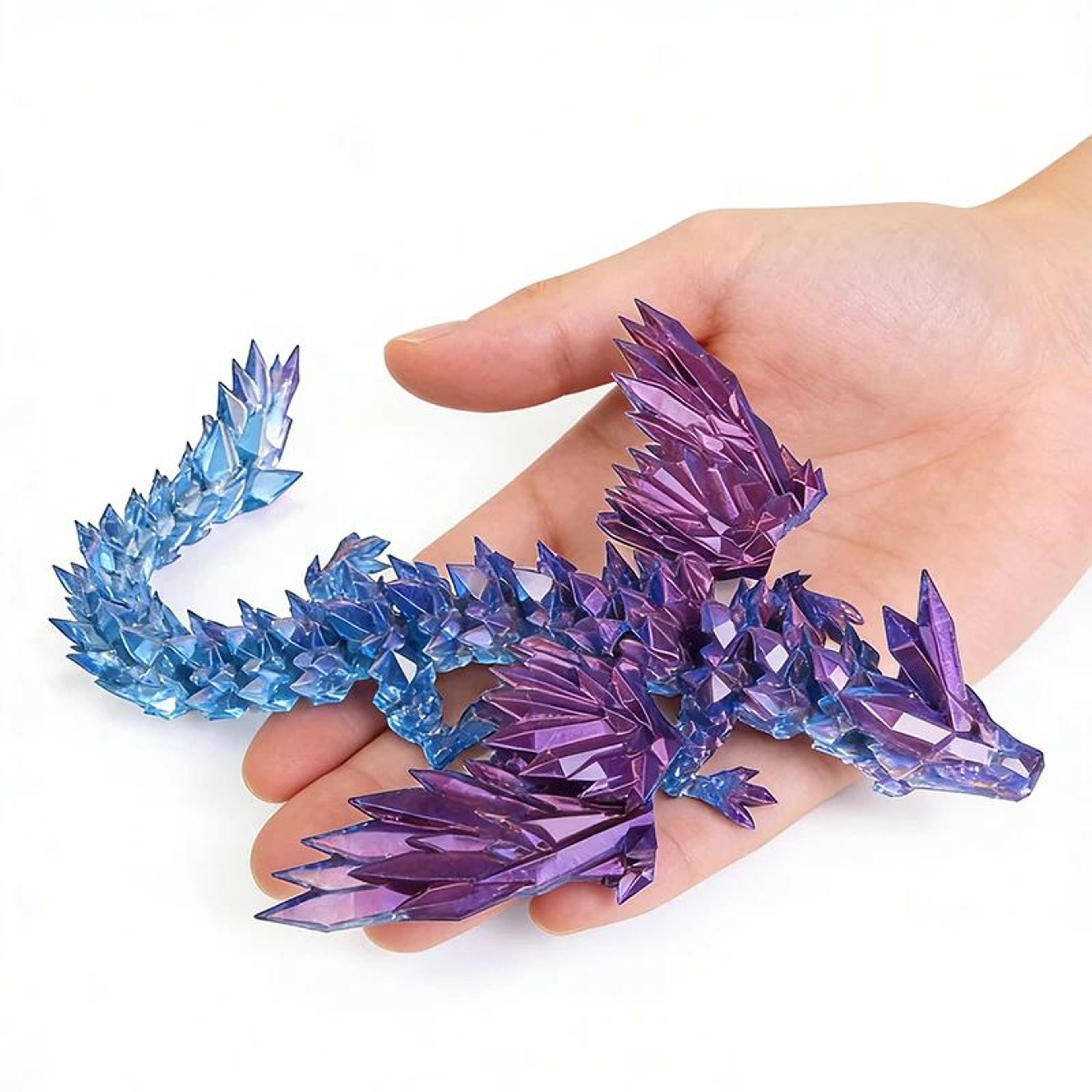 3D Printed Articulated Dinosaur Skeleton Figurine Movable Desk Toy And Collectible 3