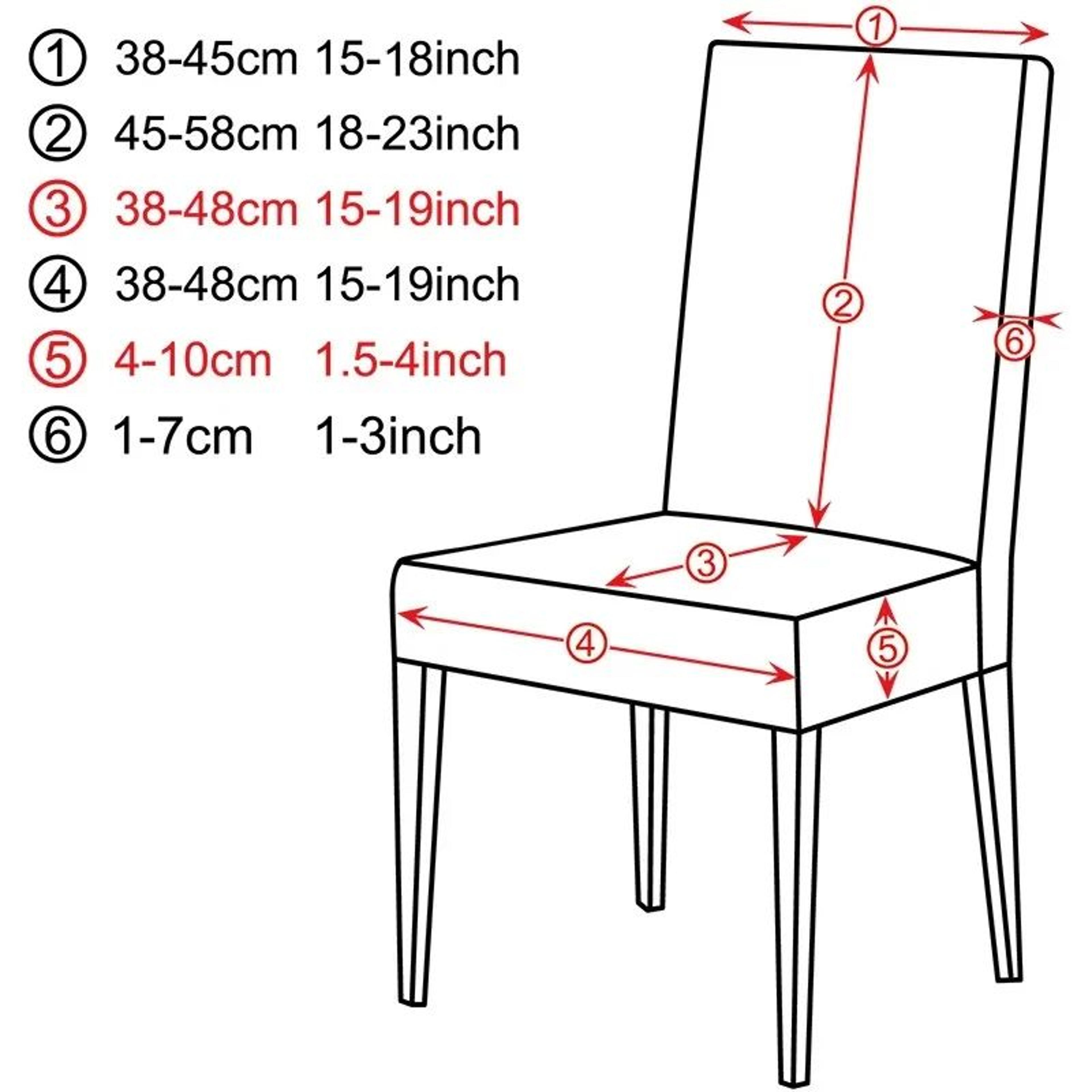 Solid Color Stretch Dining Chair Cover Washable Furniture Protector 1