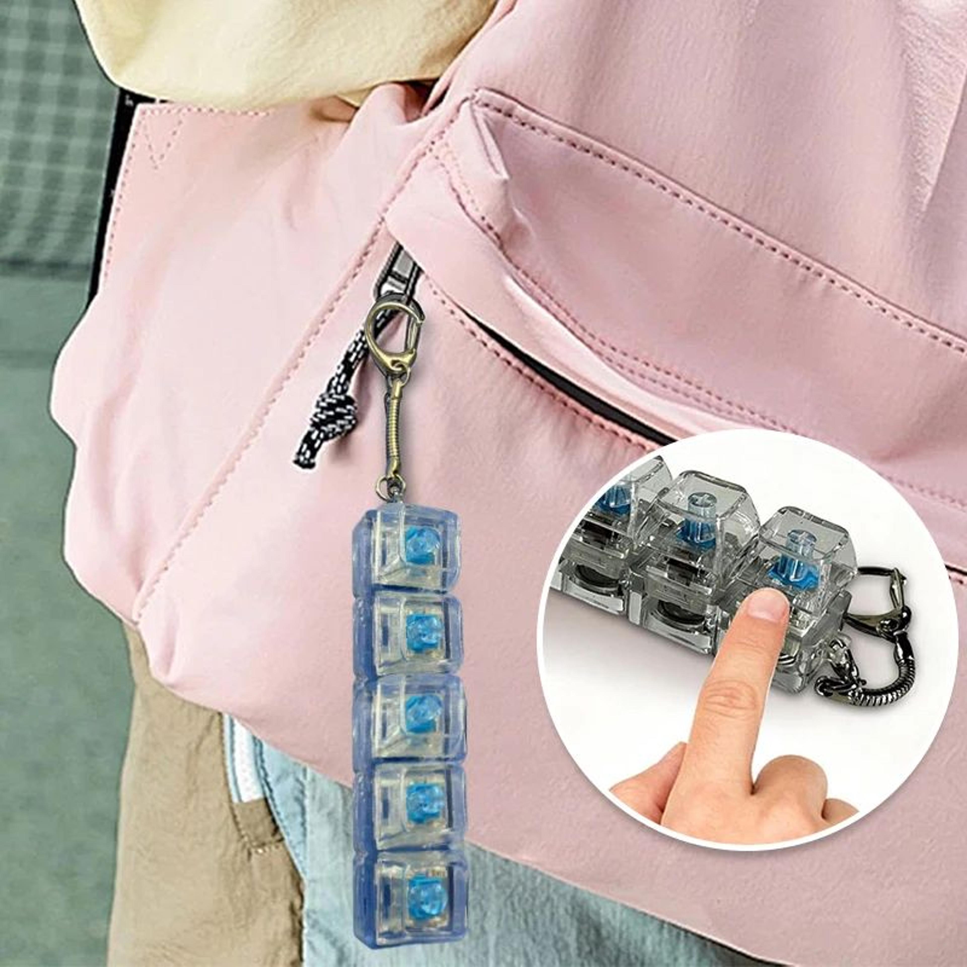 mechanical keyboard clicker keychain stress relief switch tester 1 3 5 keys