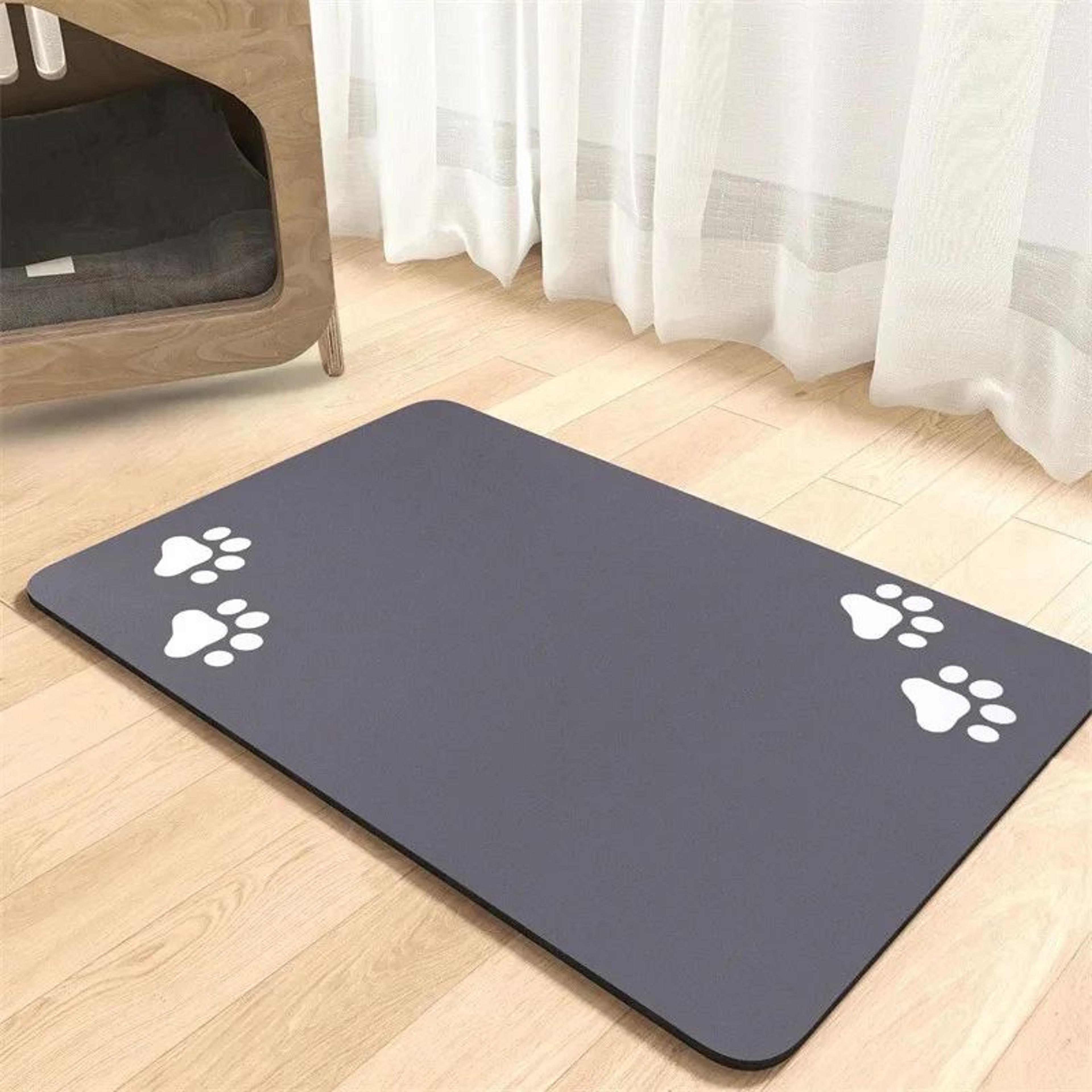 QuickDry Absorbent Pet Feeding Mat With NonSlip Waterproof Backing 7