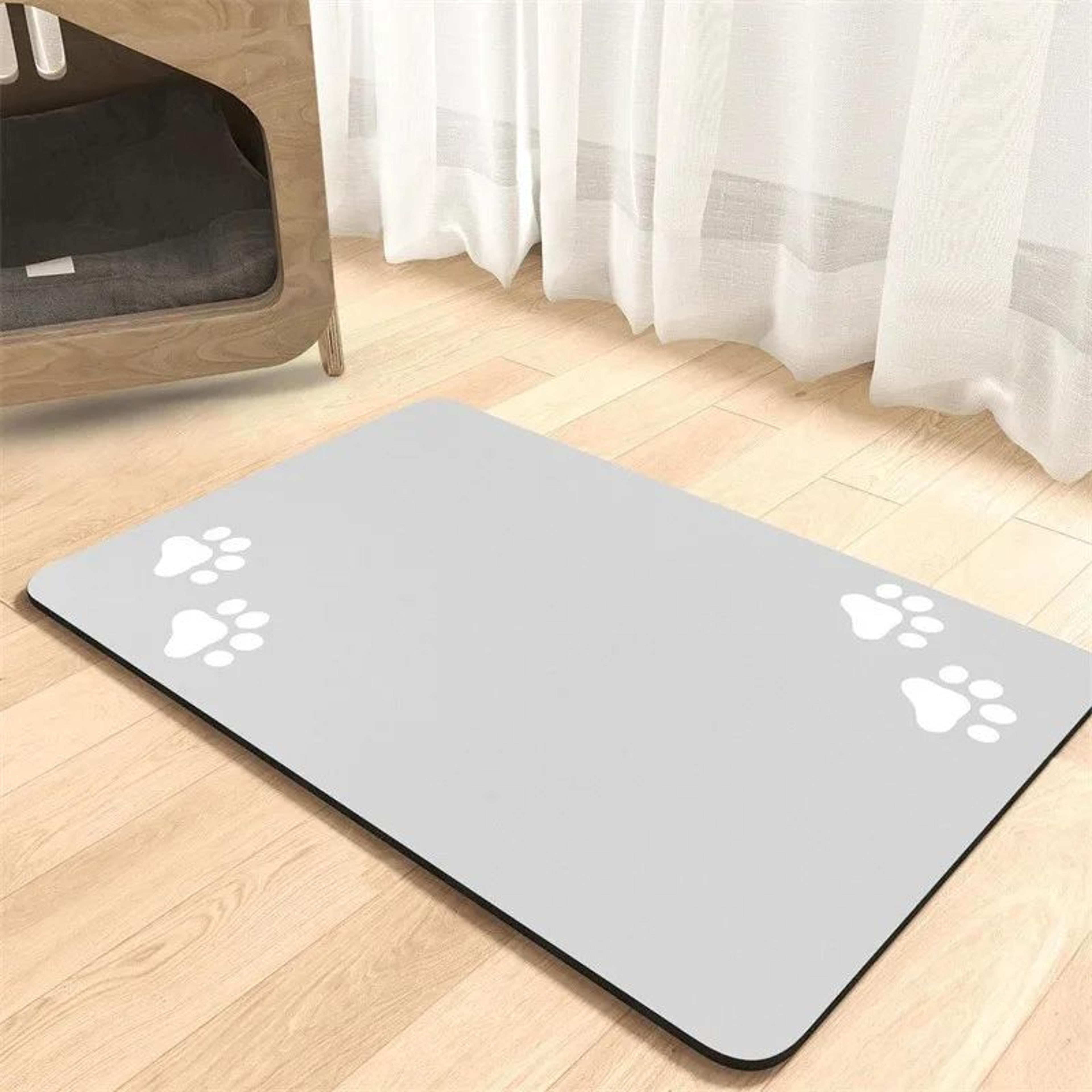 QuickDry Absorbent Pet Feeding Mat With NonSlip Waterproof Backing 8