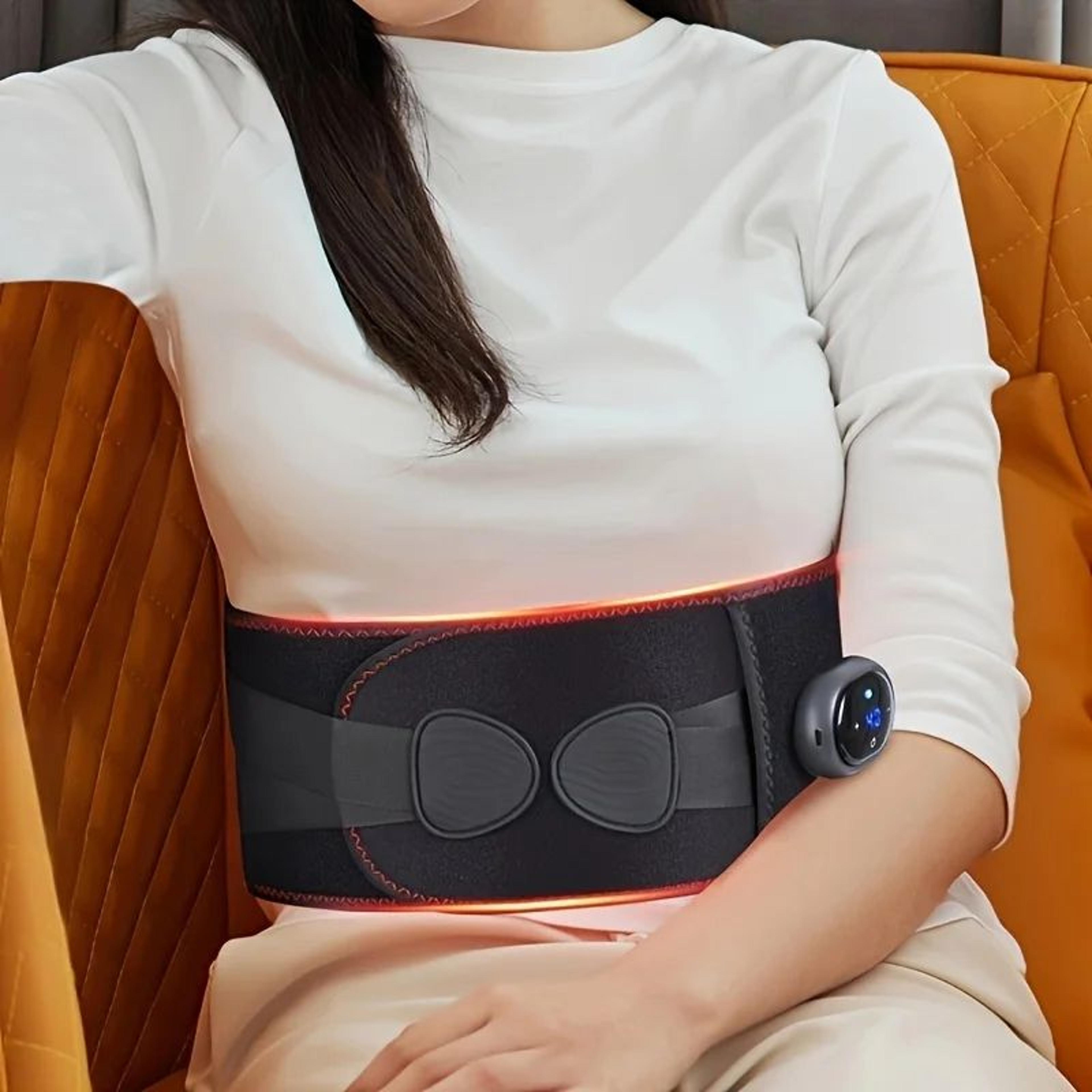 Cordless Graphene Heated Massage Belt With 3Level Heat And Vibration 1