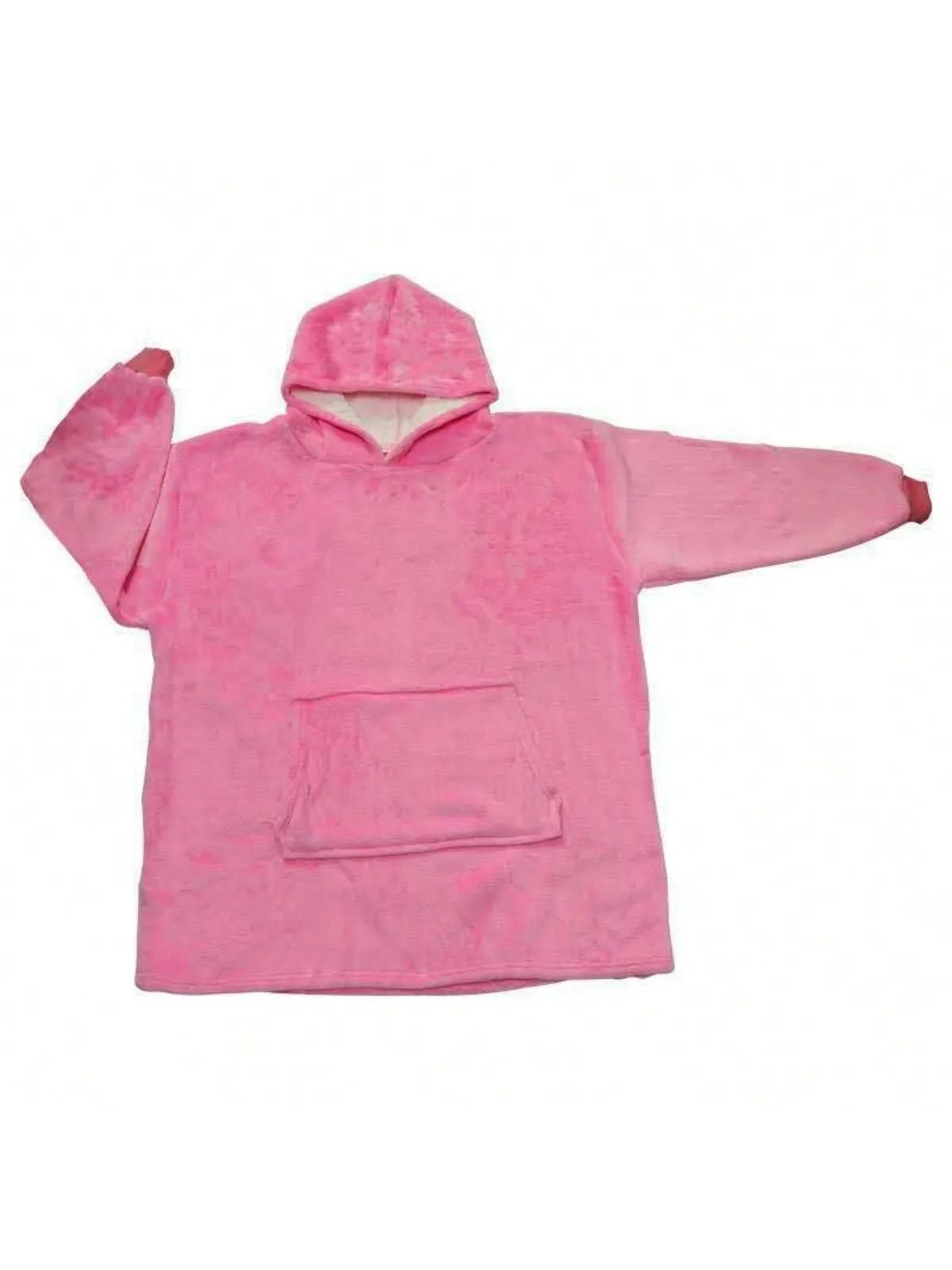 Oversized Wearable Blanket Hoodie With Sleeves And Pocket For Men And Women 9
