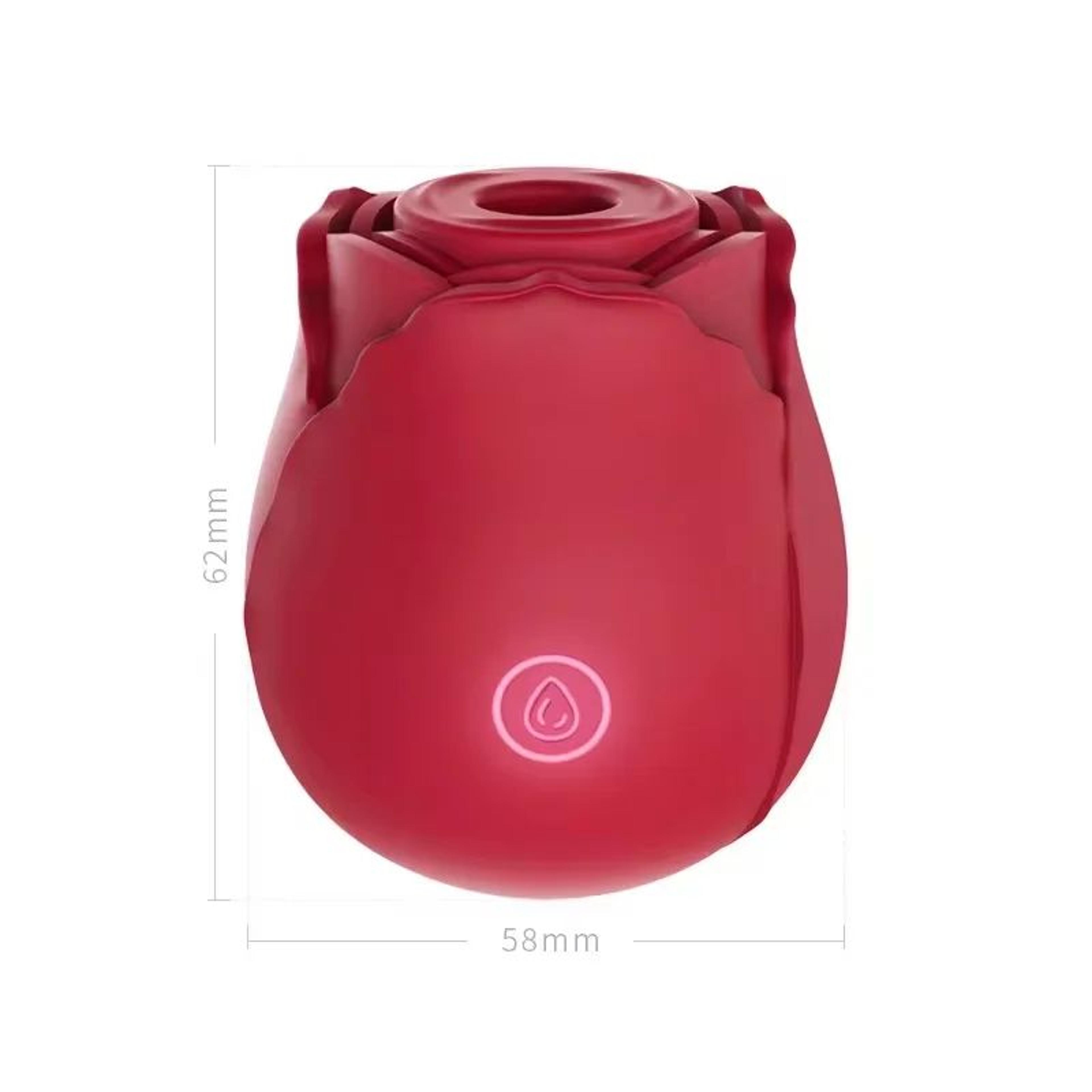 rose shape rechargeable personal massager with 7 adjustable modes
