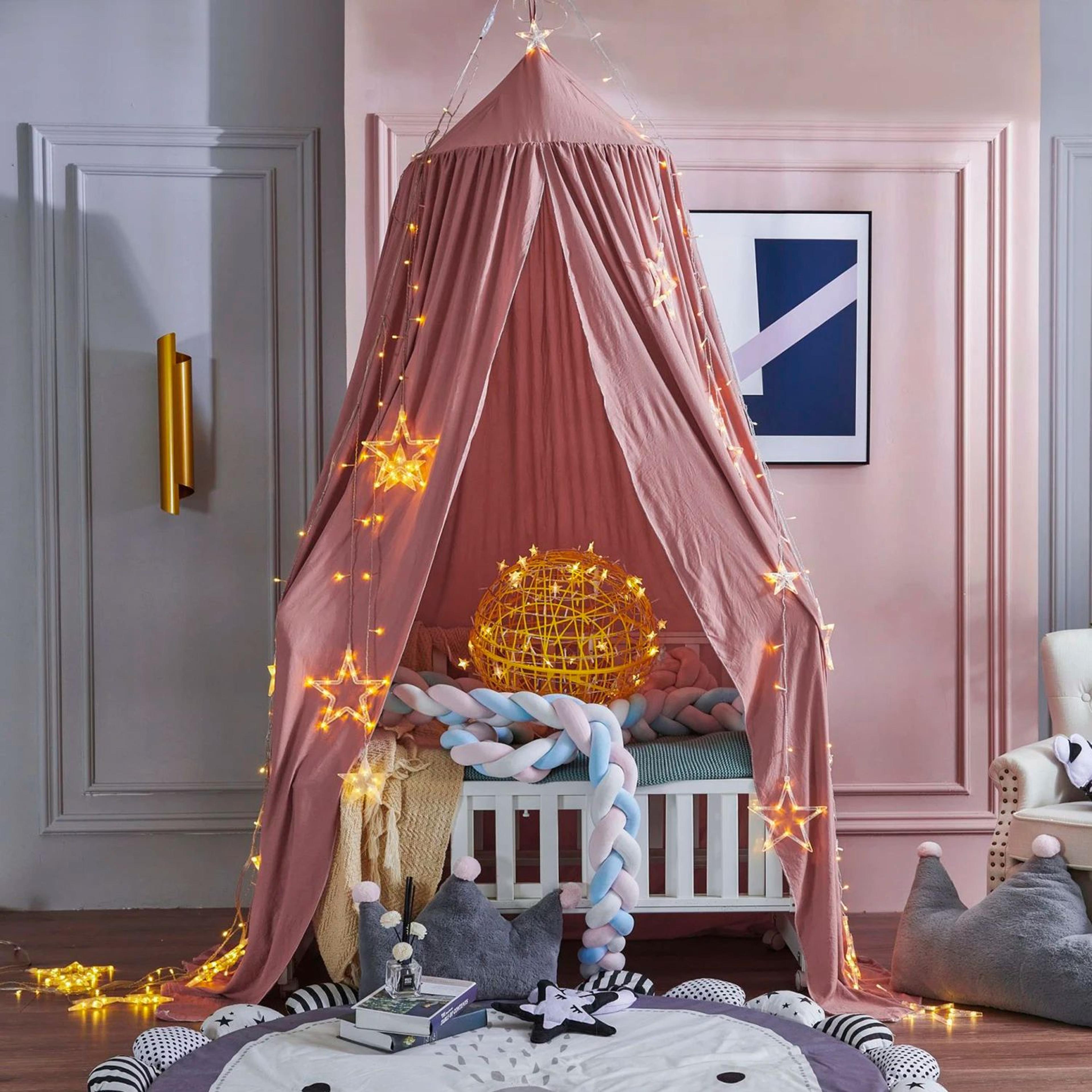 Battilo Kids Bed Canopy Mosquito Net 256 X 1063 Inch Round Hanging Play Tent 1