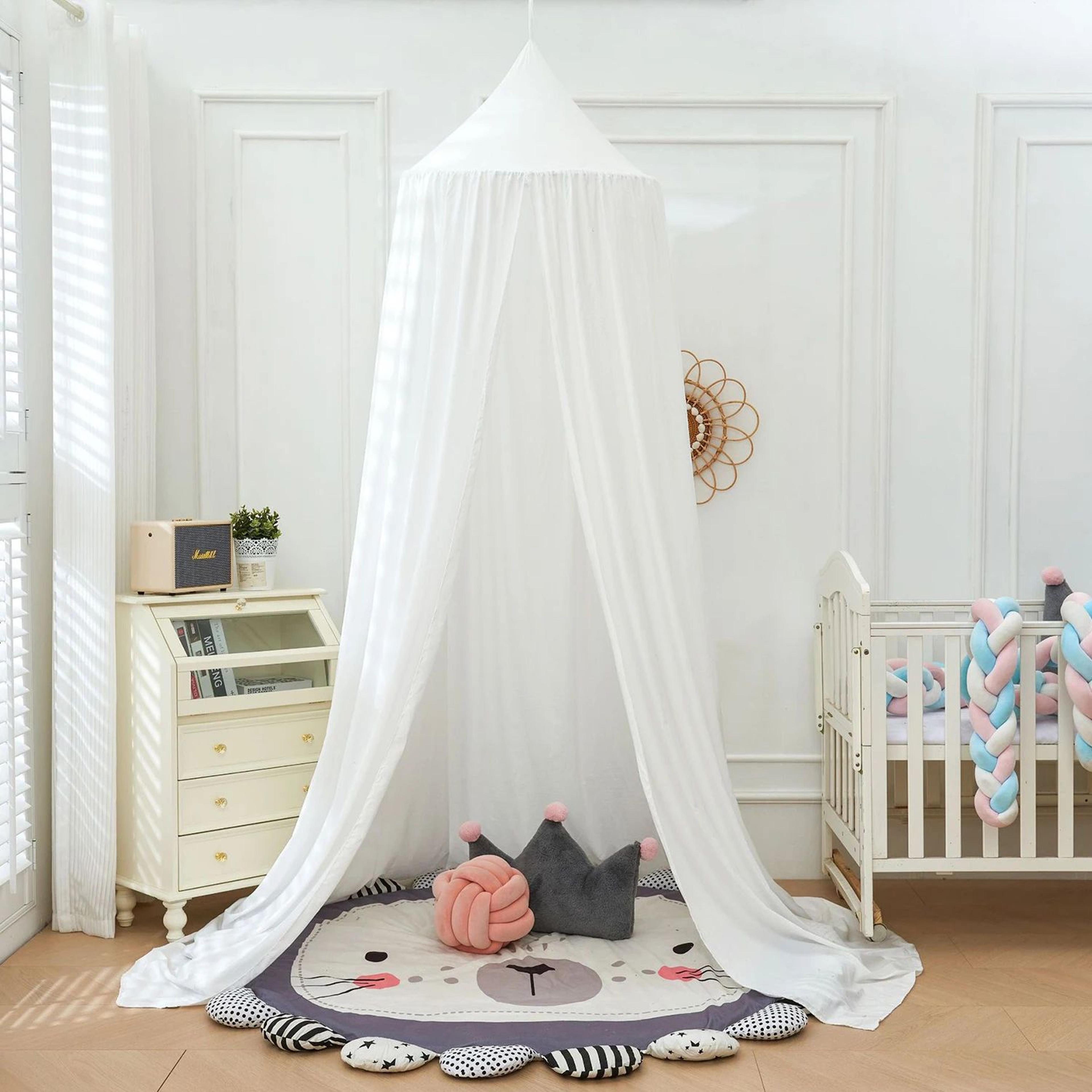 Battilo Kids Bed Canopy Mosquito Net 256 X 1063 Inch Round Hanging Play Tent 6