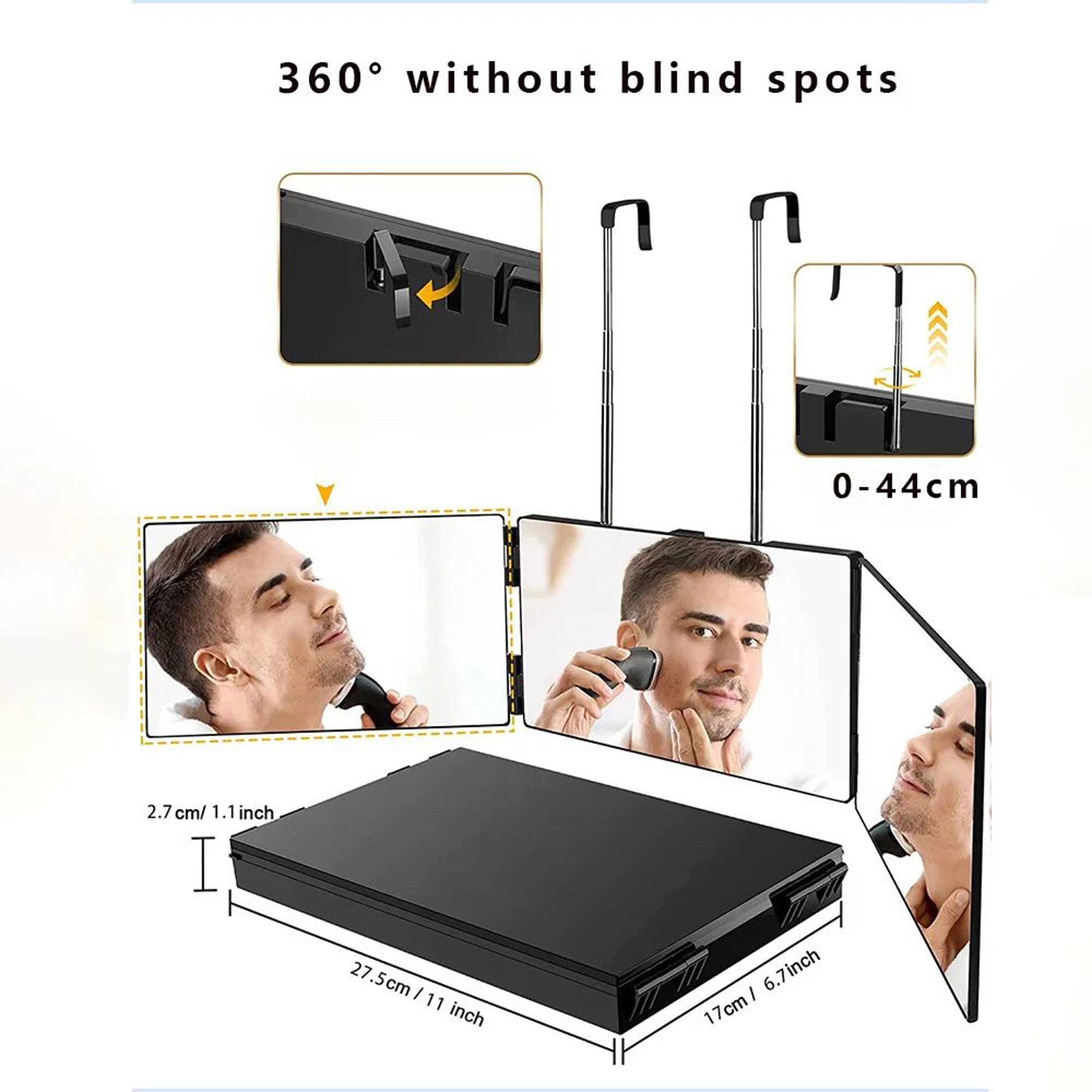 LED 3Way Self Haircut Mirror With Adjustable Hanging Hook 5